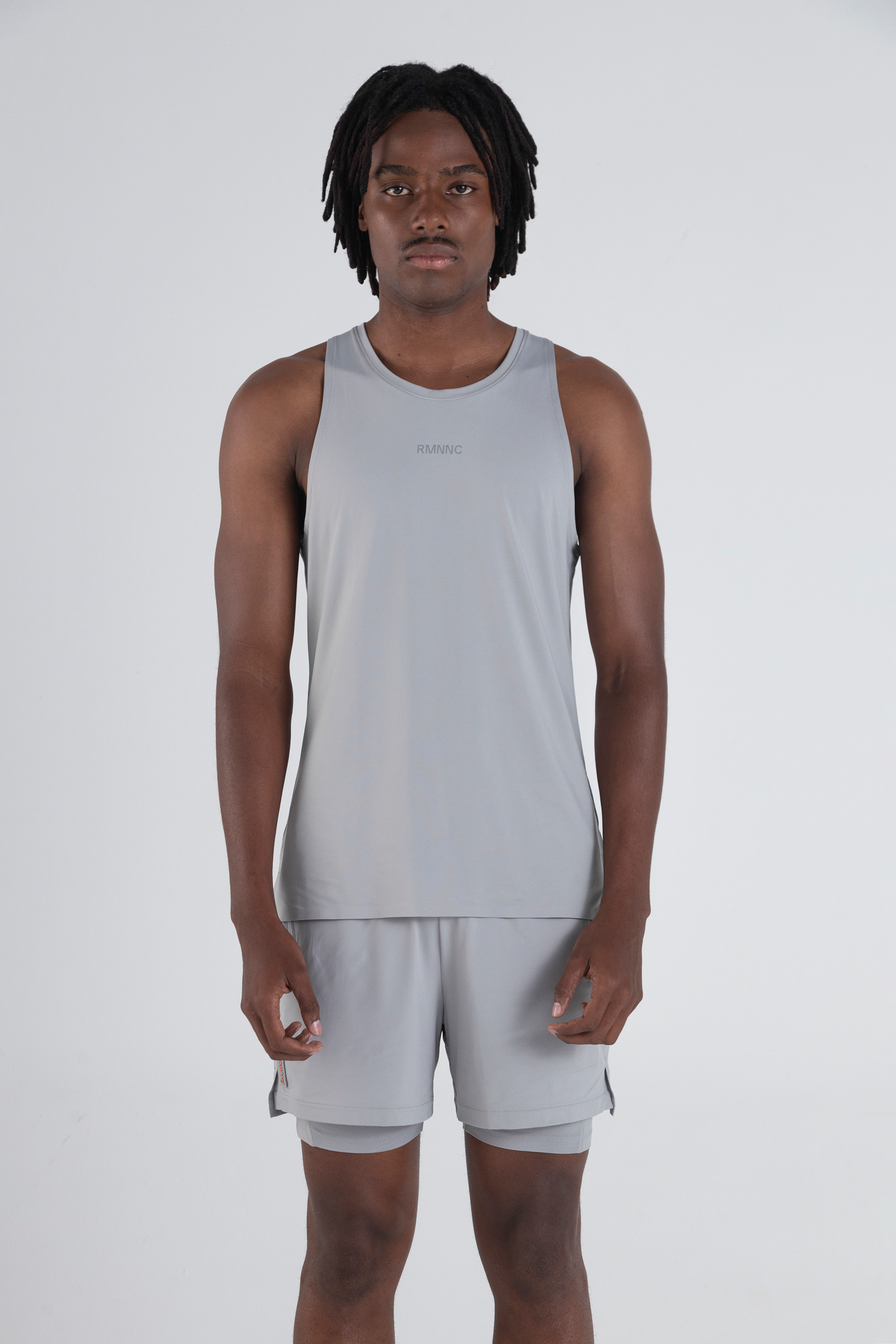 Tank Top Ropa De Training Para Hombre Camiseta Gris Deportiva Sin