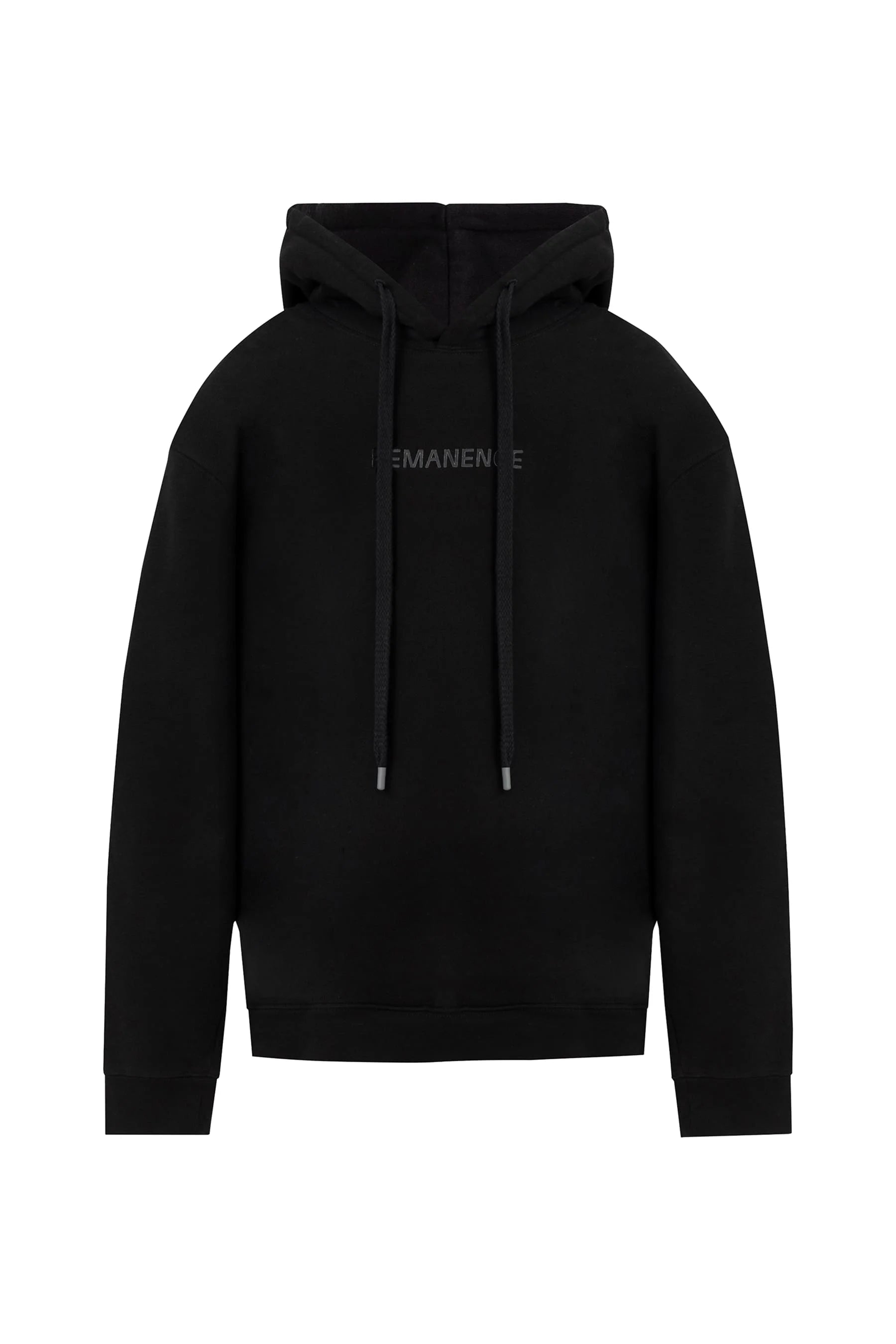 Buzo negro capucha hombre Hoodie Remanence