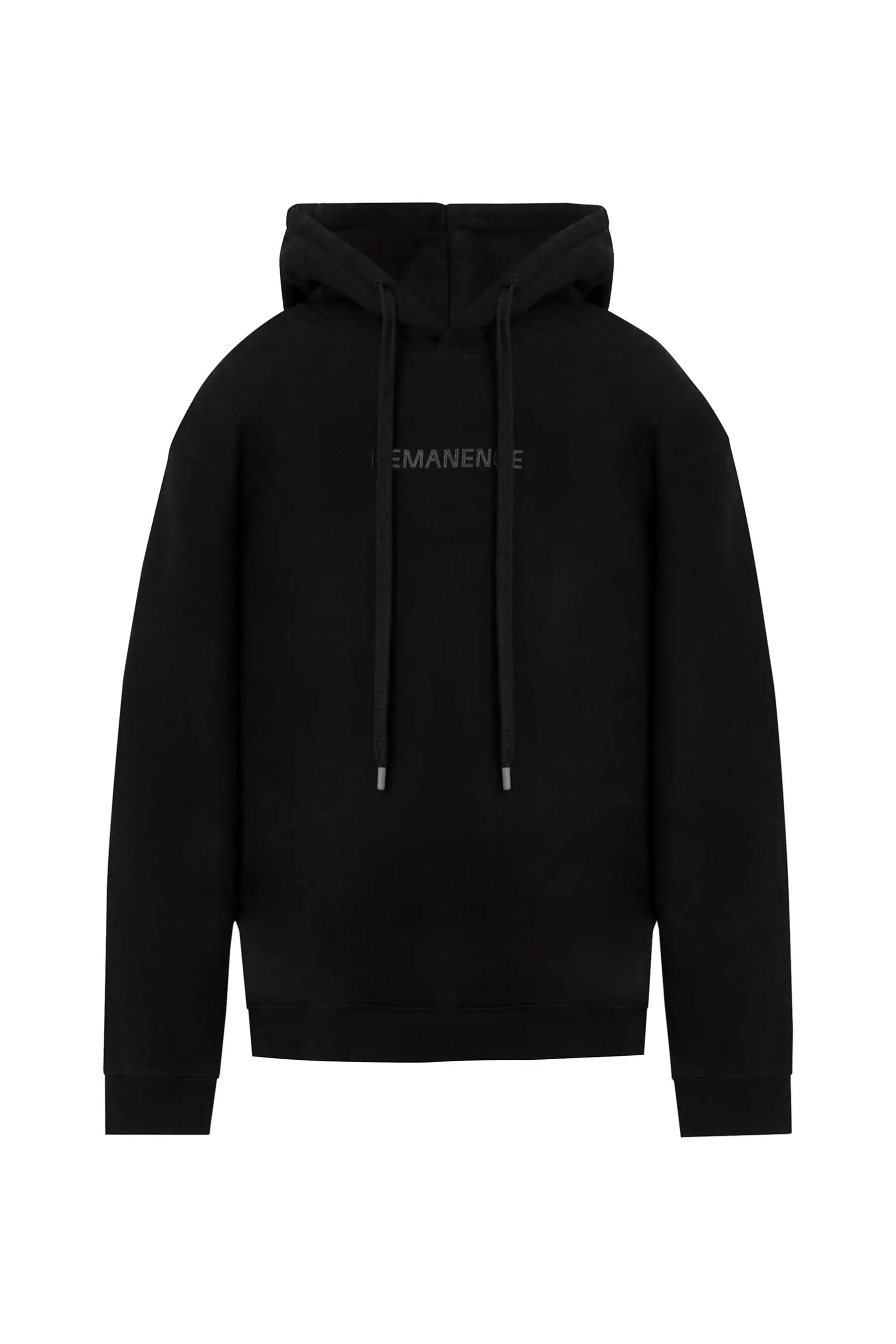 Buzo negro capucha hombre Hoodie Remanence