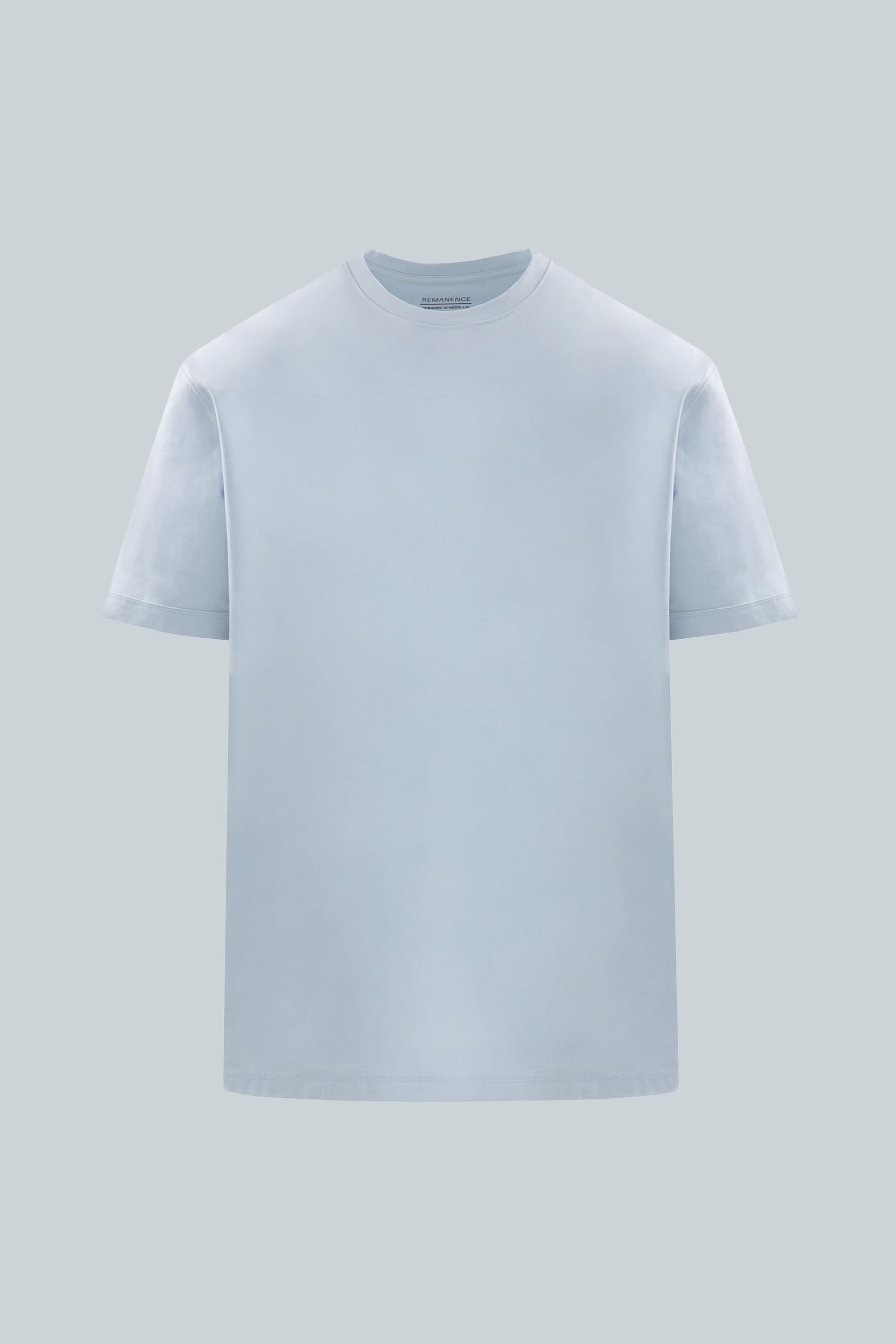 Camiseta azul claro para hombre fit relajado Ventra