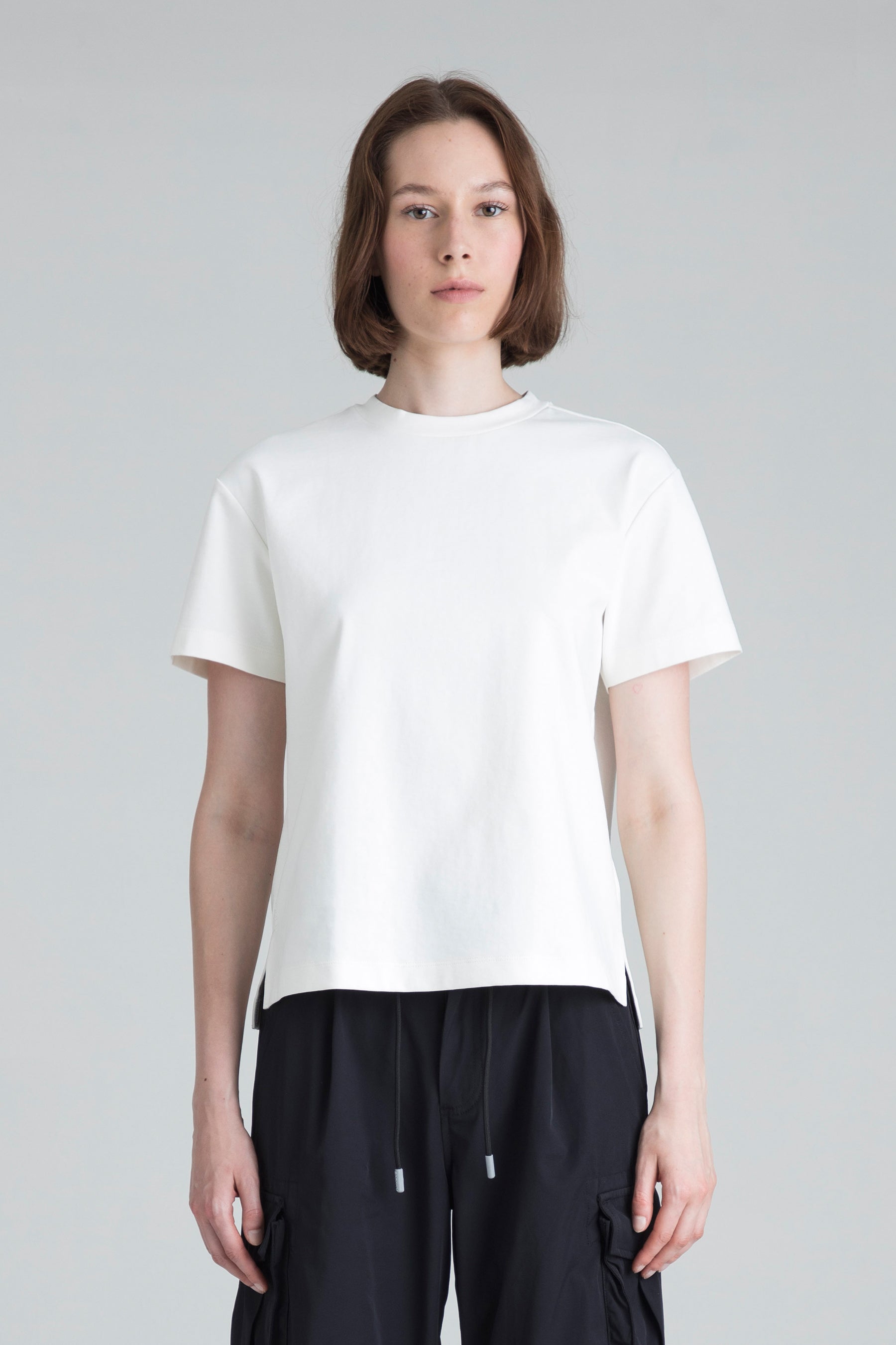 Camiseta blanca para mujer regular fit Phase