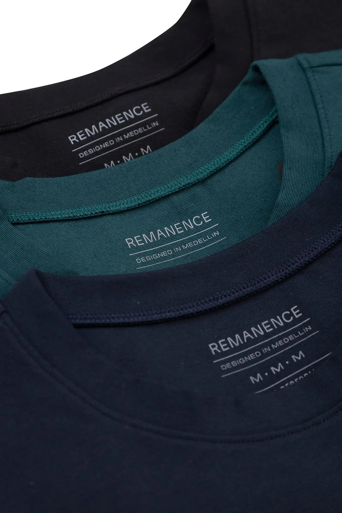 Camiseta azul para hombre fit relajado Cling