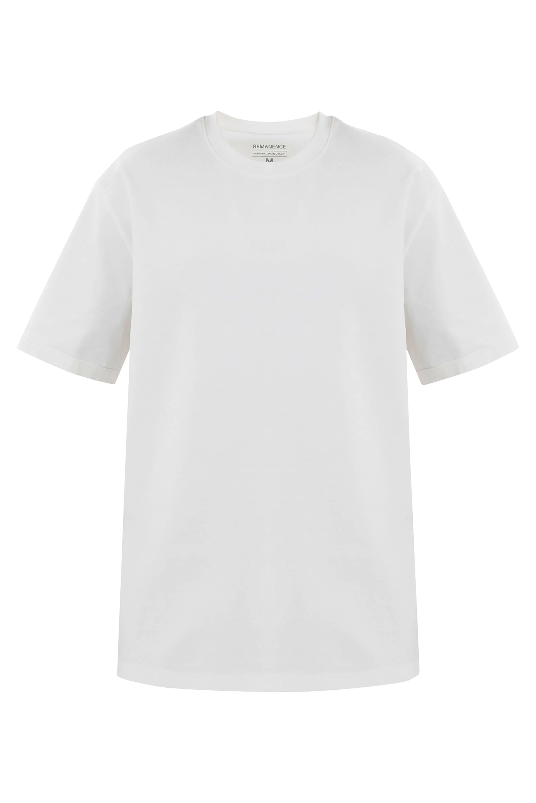 Camiseta blanca para hombre fit Cling Remanence