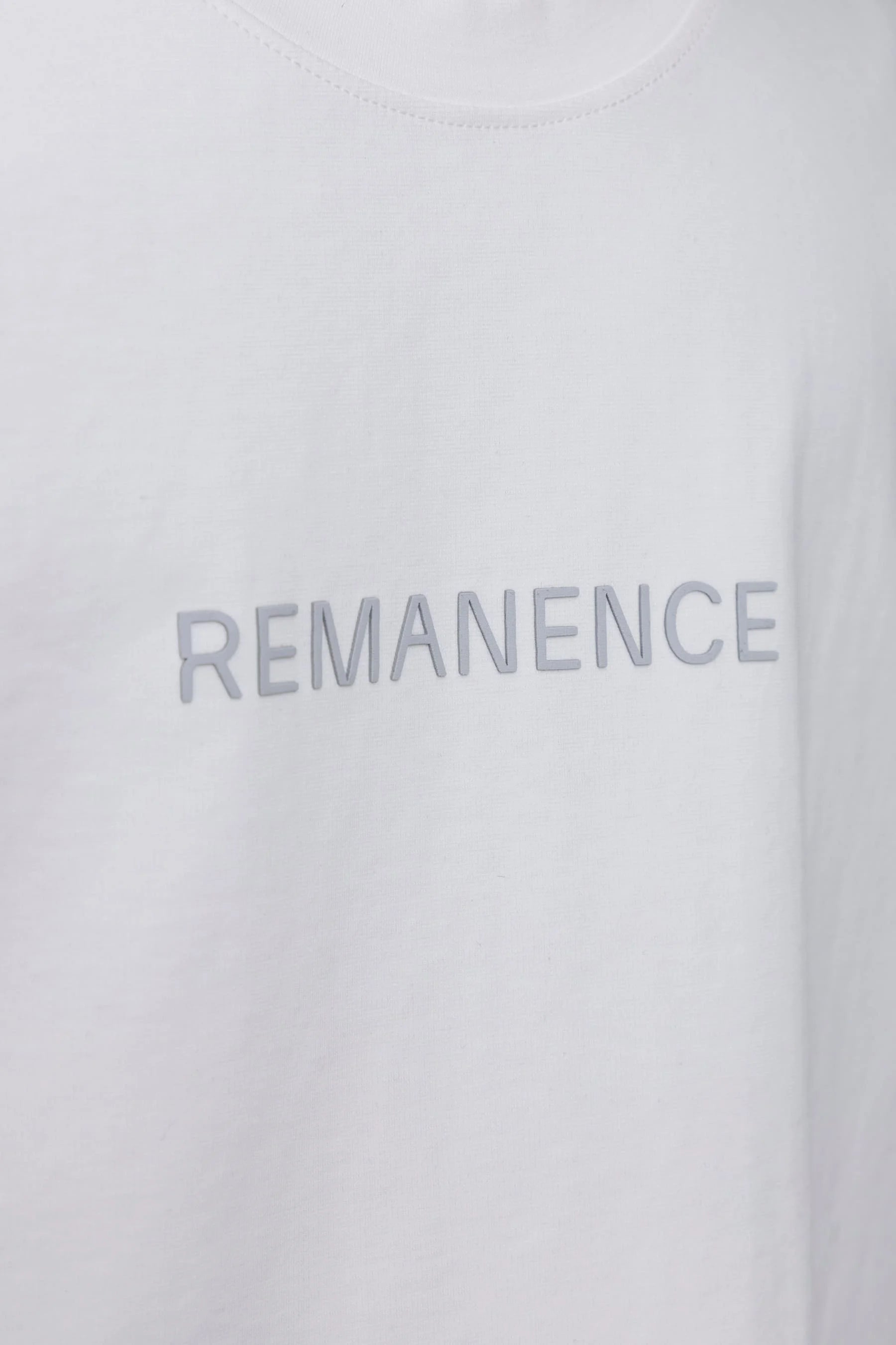 Camiseta blanca hombre sin manga Flux Remanence