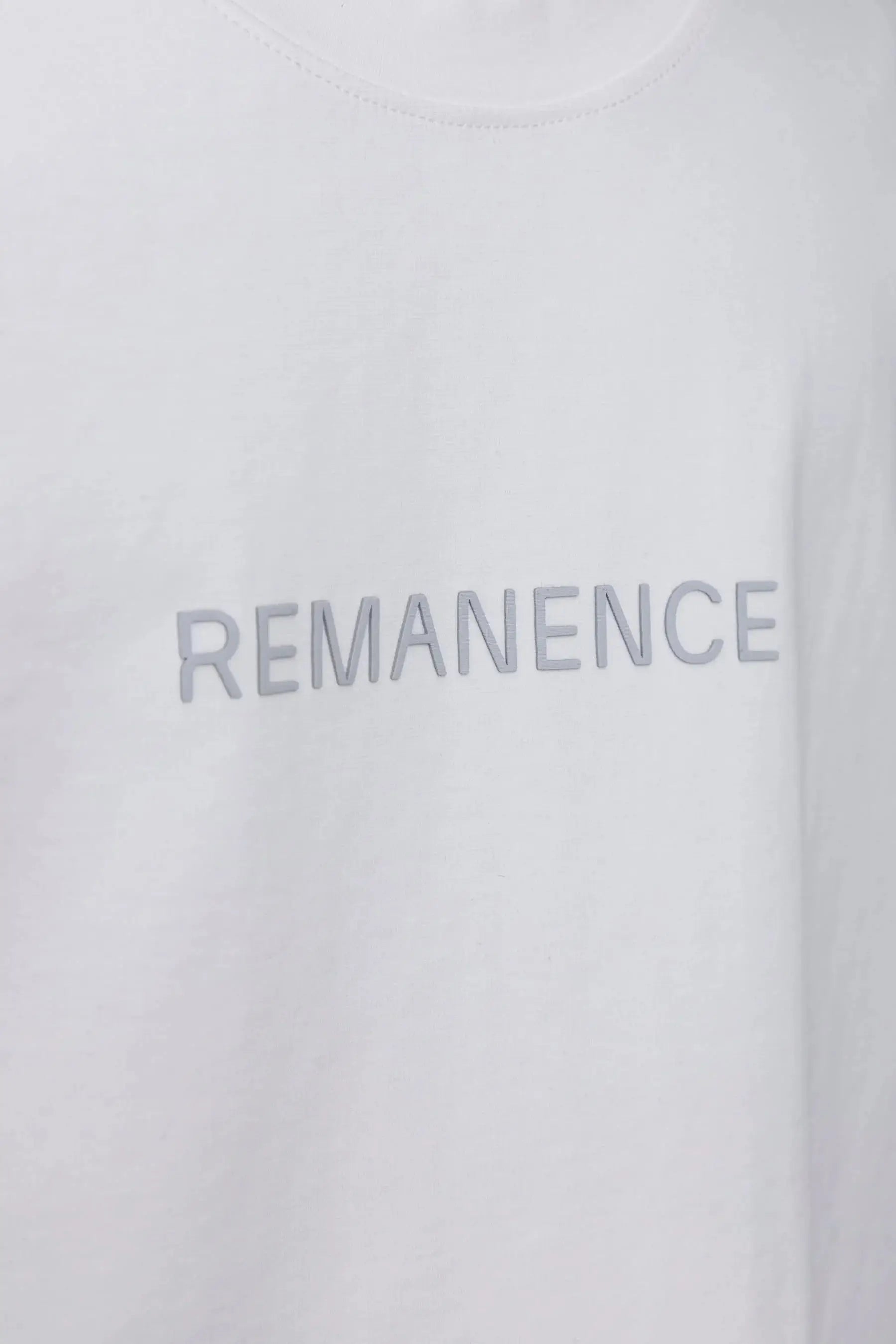 Camiseta blanca hombre sin manga Flux Remanence