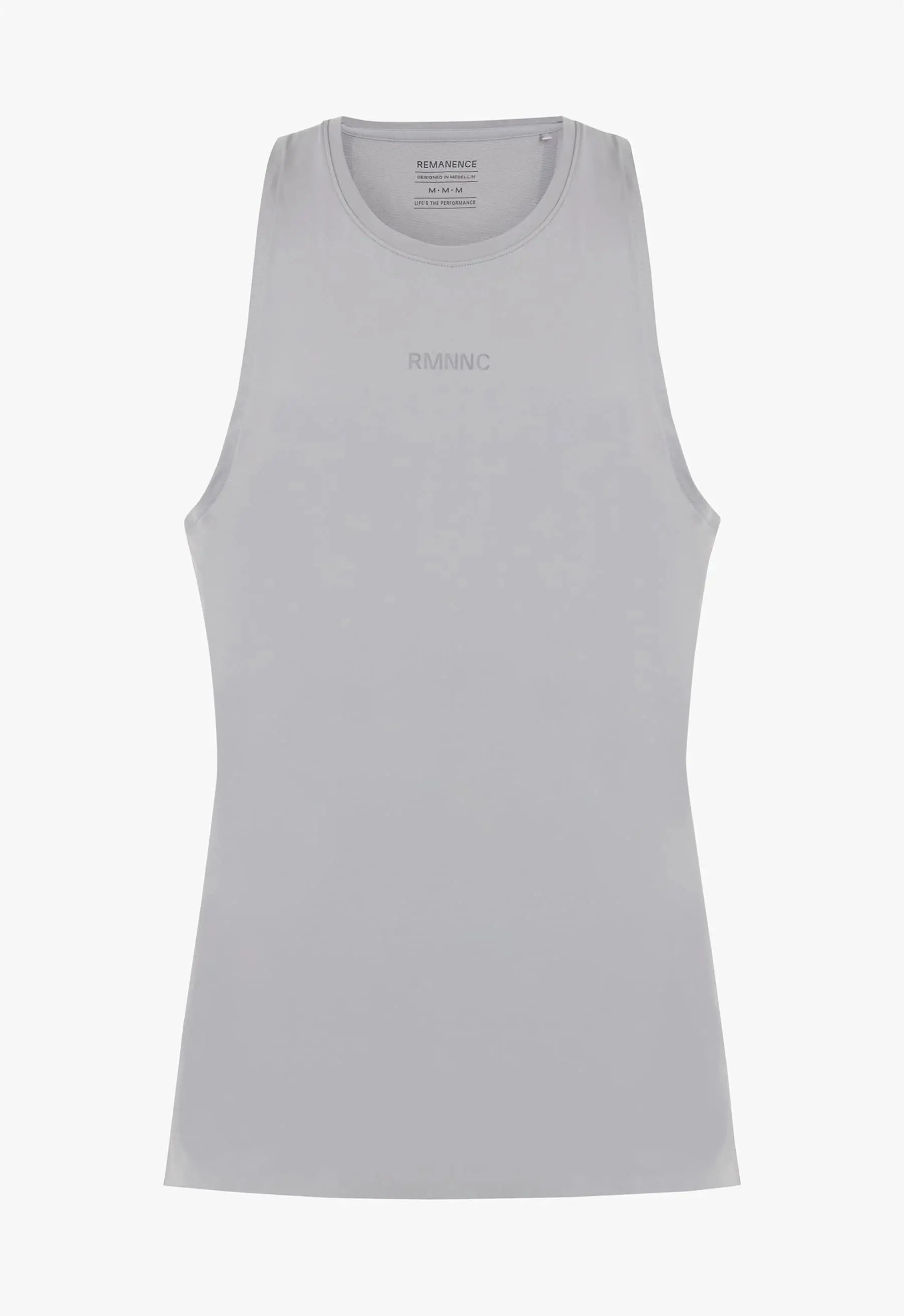 Camiseta gris sin manga para hombre Tidal Remanence