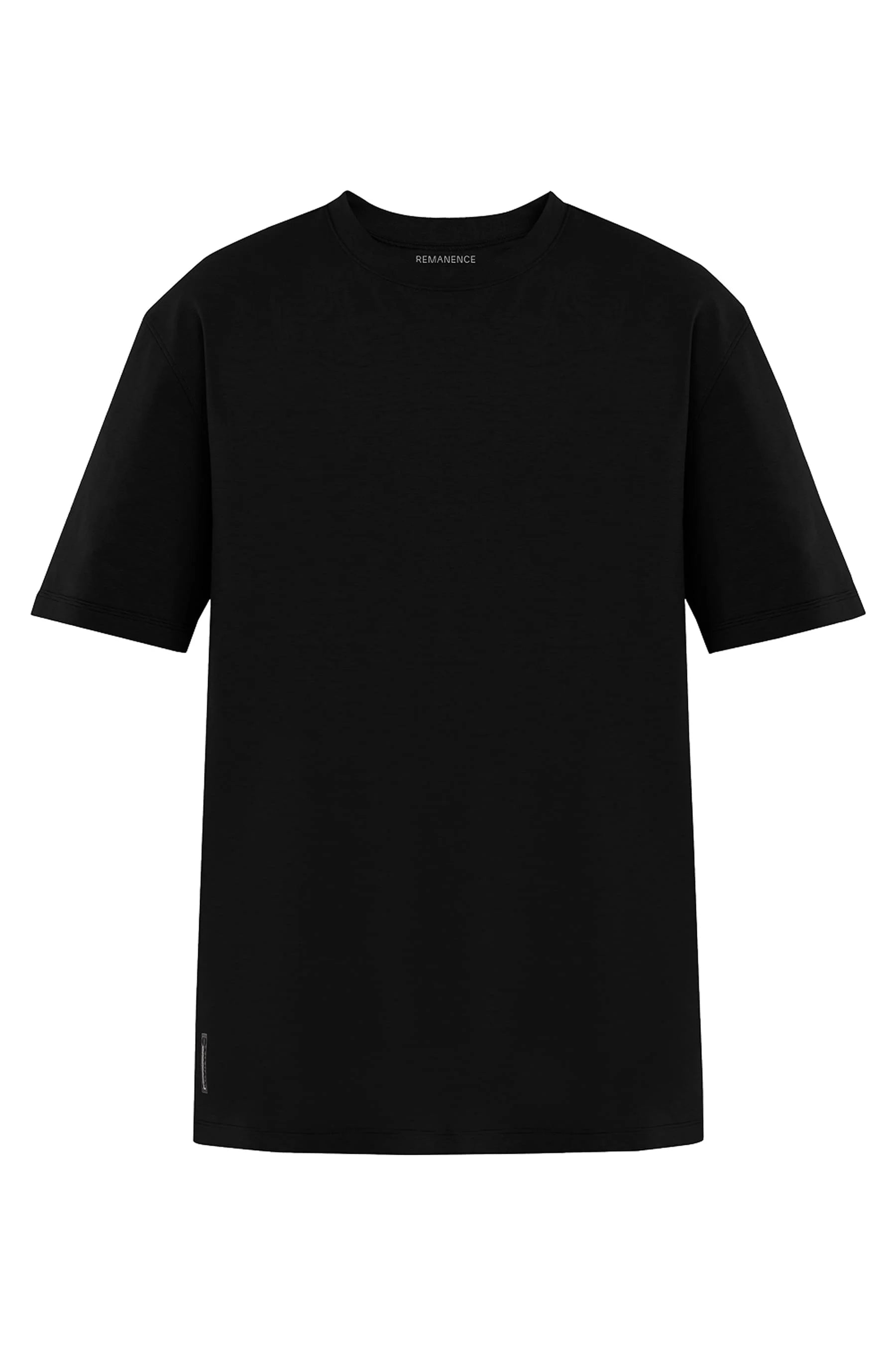Camiseta negra para hombre fit Cling Remanence