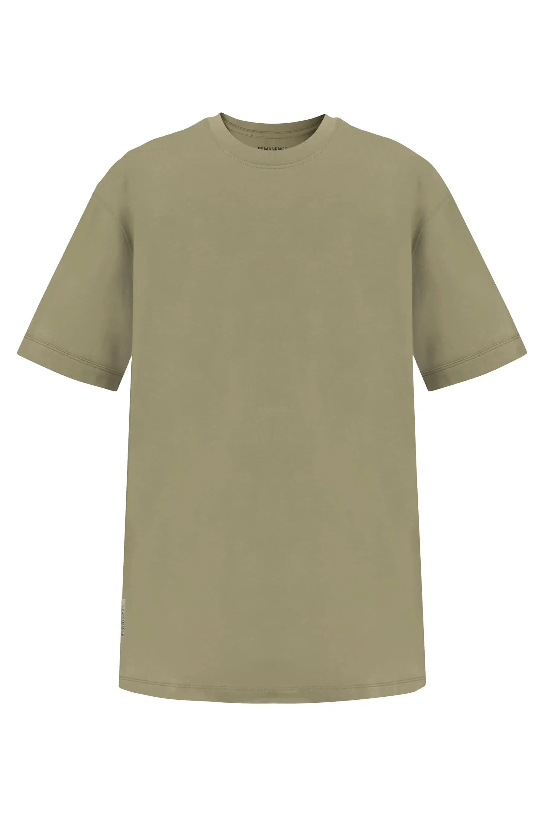 Camiseta verde para hombre fit Cling Remanence