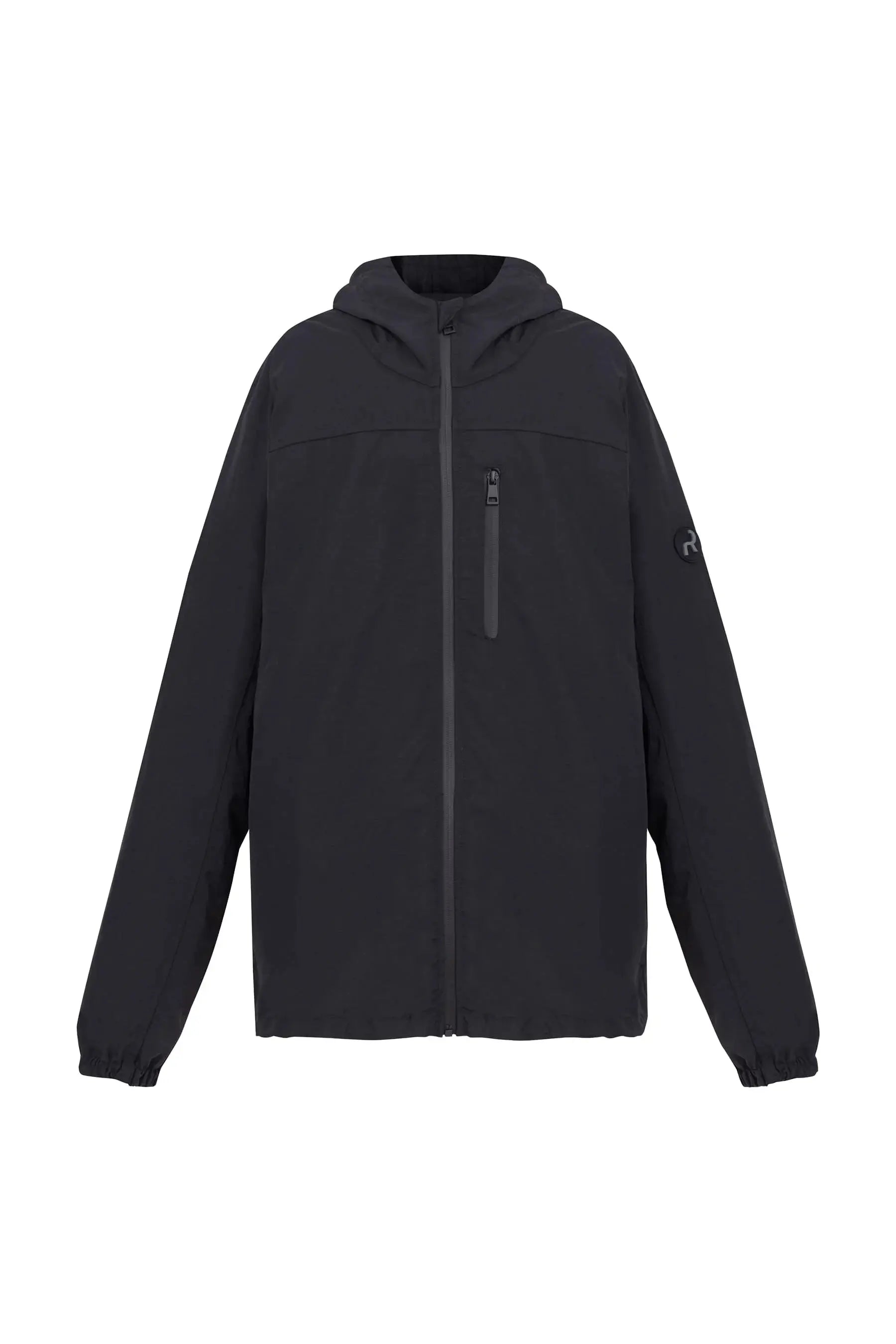 Chaqueta running negra para hombre Remanence