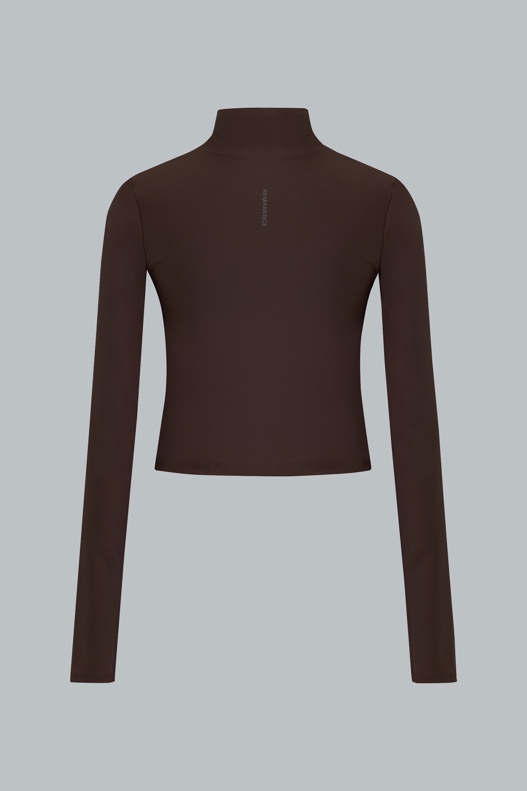 Midlayer Helix Café slim fit con Cremallera