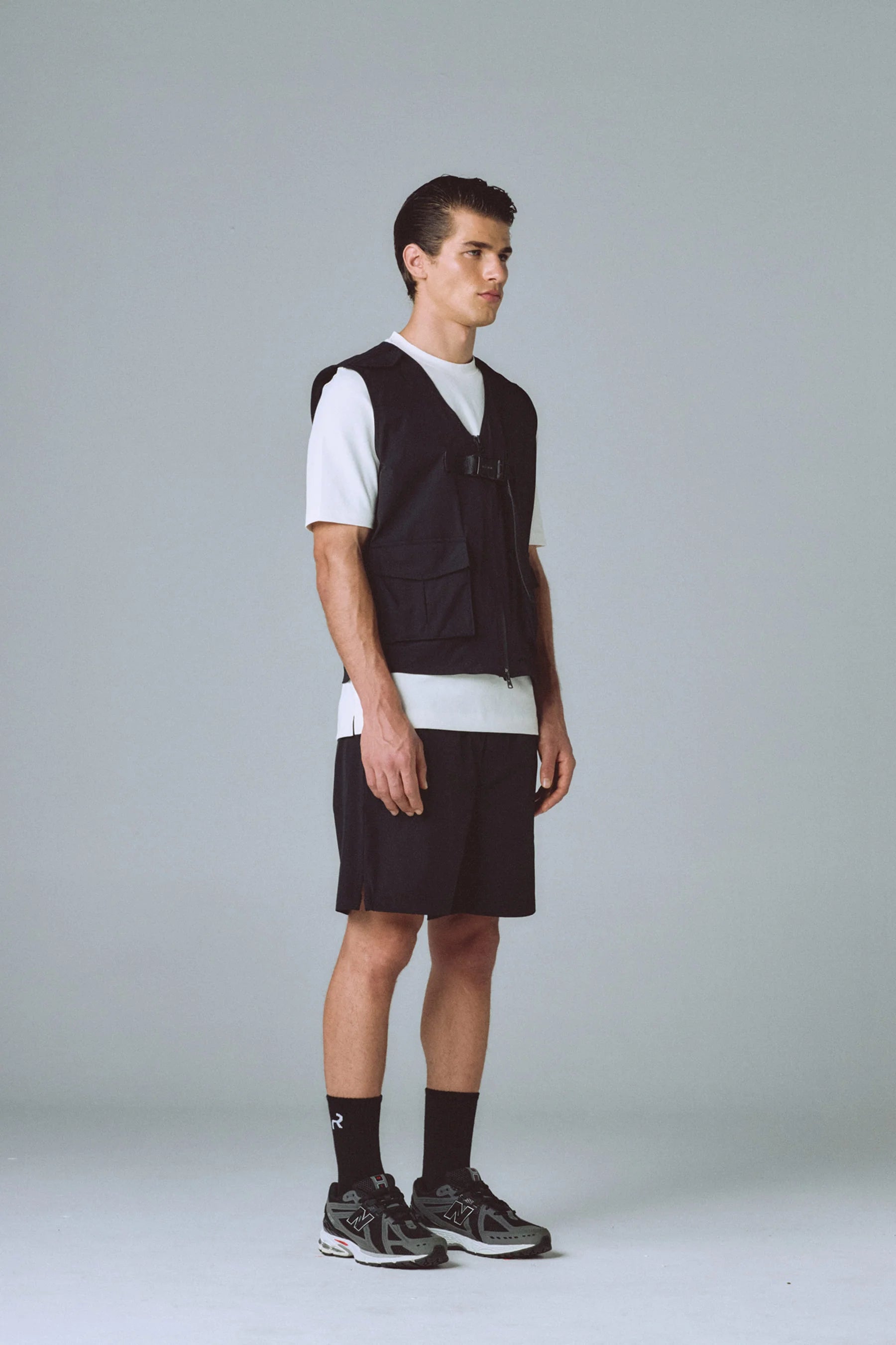 Short negro hombre Blaze Remanence