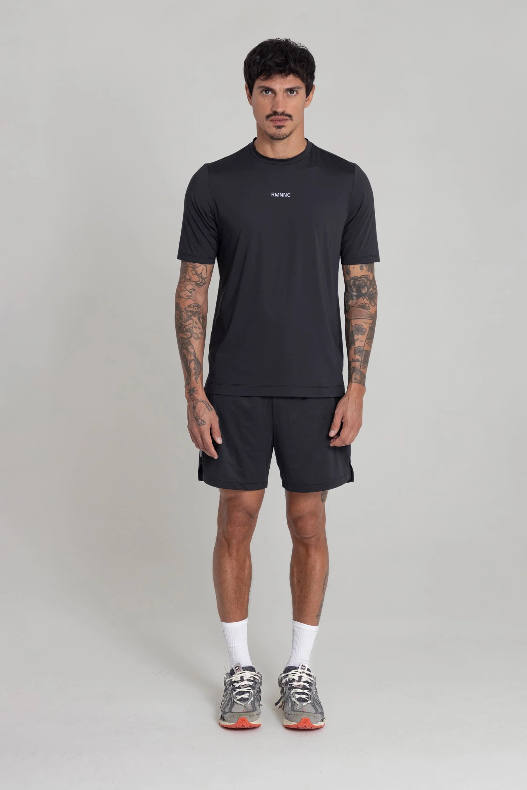 Shorts negro para hombre con biker Snap Remanence