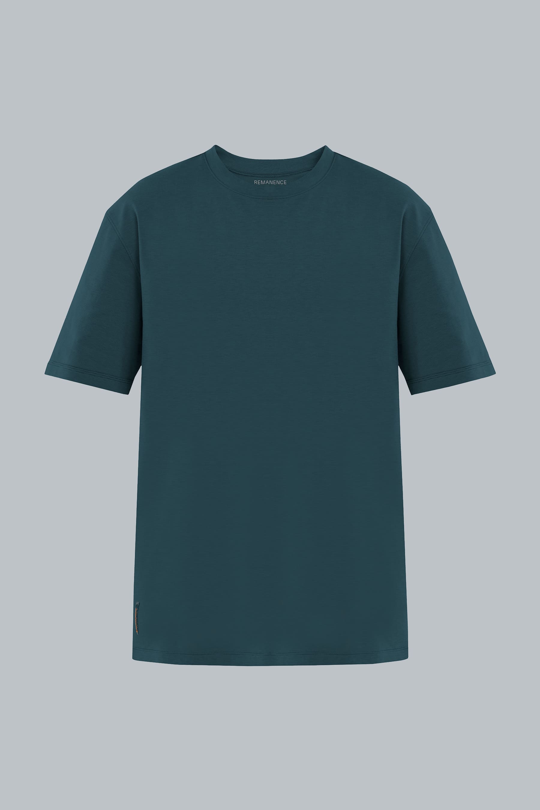 Camiseta verde marino para hombre Cling vista frontal