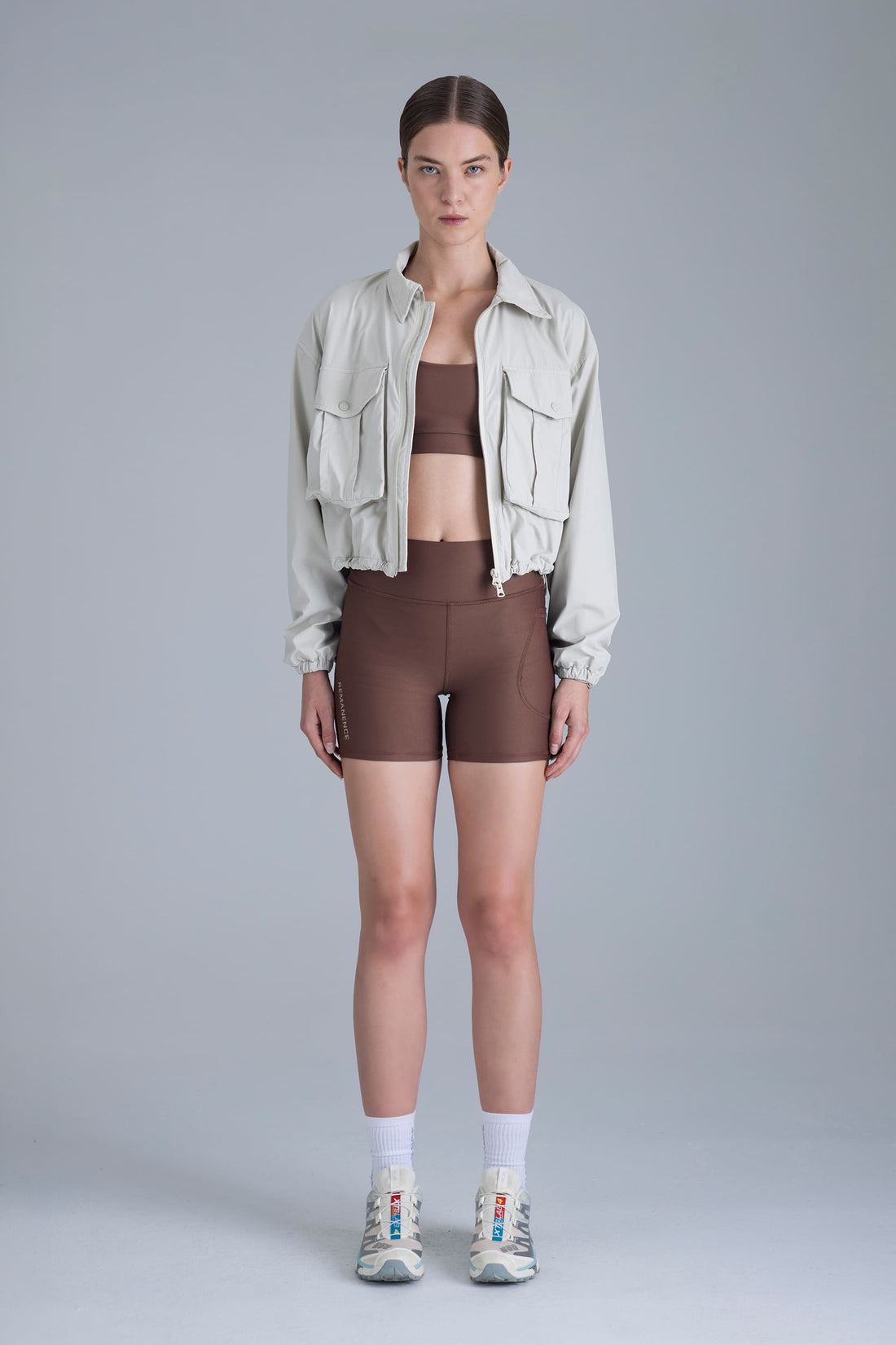 Biker deportivo café para mujer Zenith