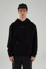 Buzo negro capucha hombre Hoodie Remanence 