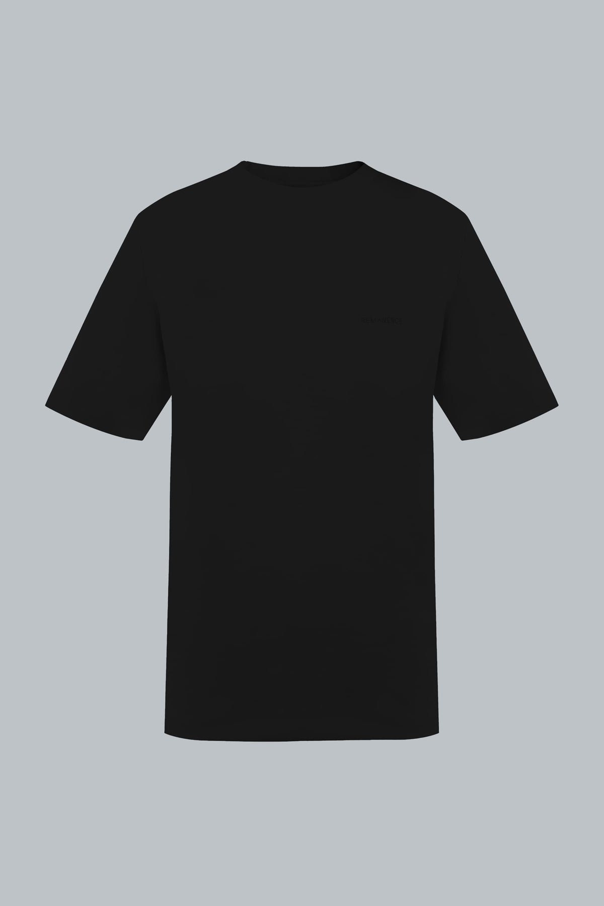 Camiseta negra para hombre semi fitted Peak