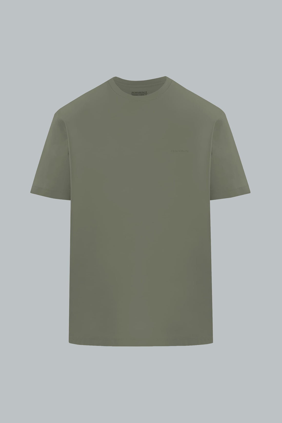 Camiseta verde oliva para hombre semi fitted Peak