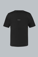 Camiseta deportiva negra para hombre semi fitted Wave