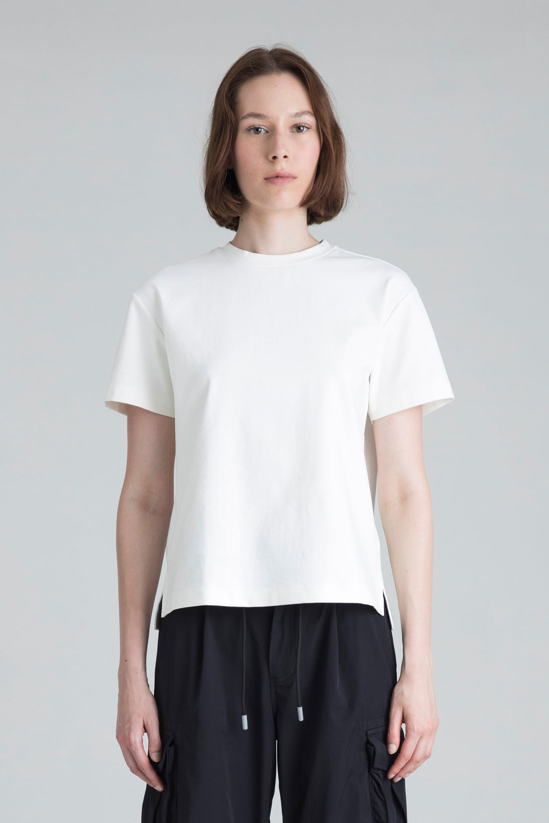 Camiseta blanca para mujer regular fit Phase