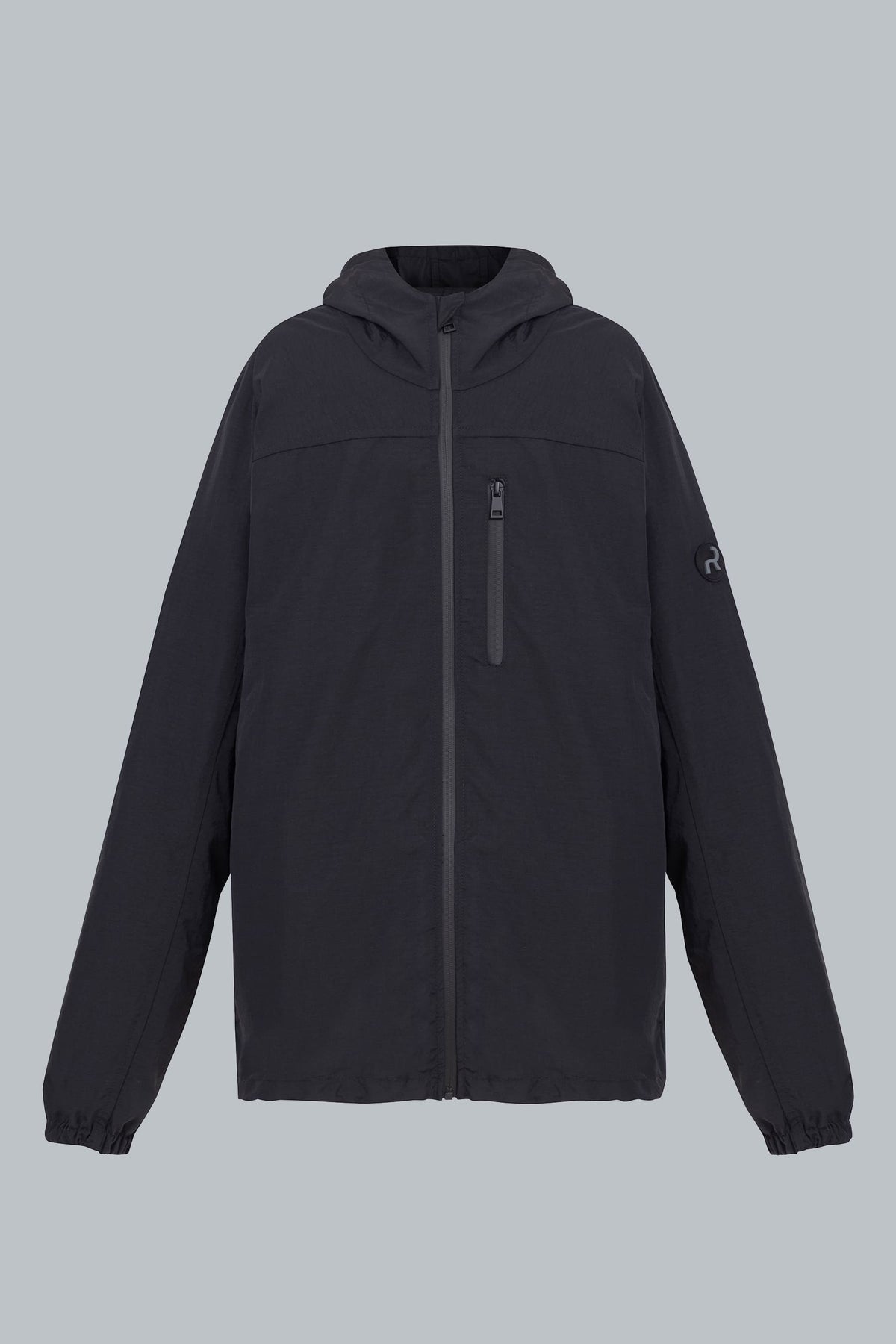 Chaqueta running negra para hombre Pitch