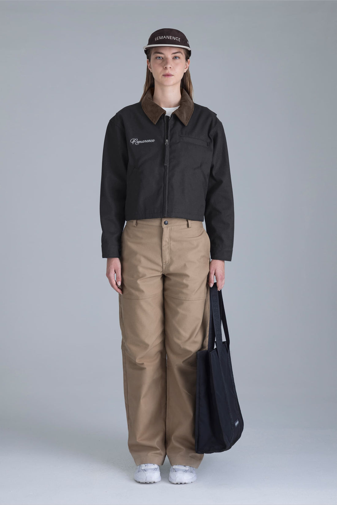 Chaqueta negra para mujer regular fit Trace