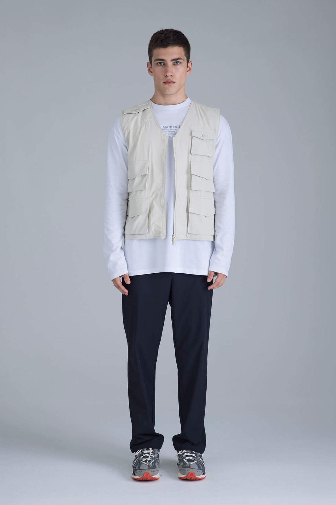 Pantalón chino azul noche para hombre semi fitted Polaris