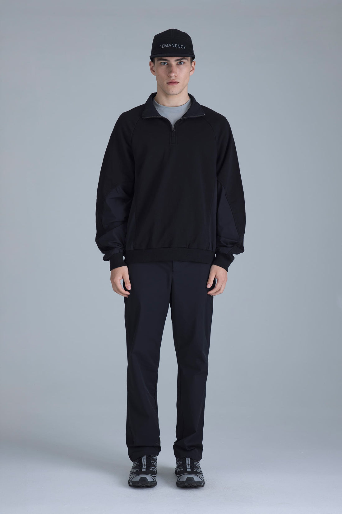 Pantalón chino negro para hombre semi fitted Polaris