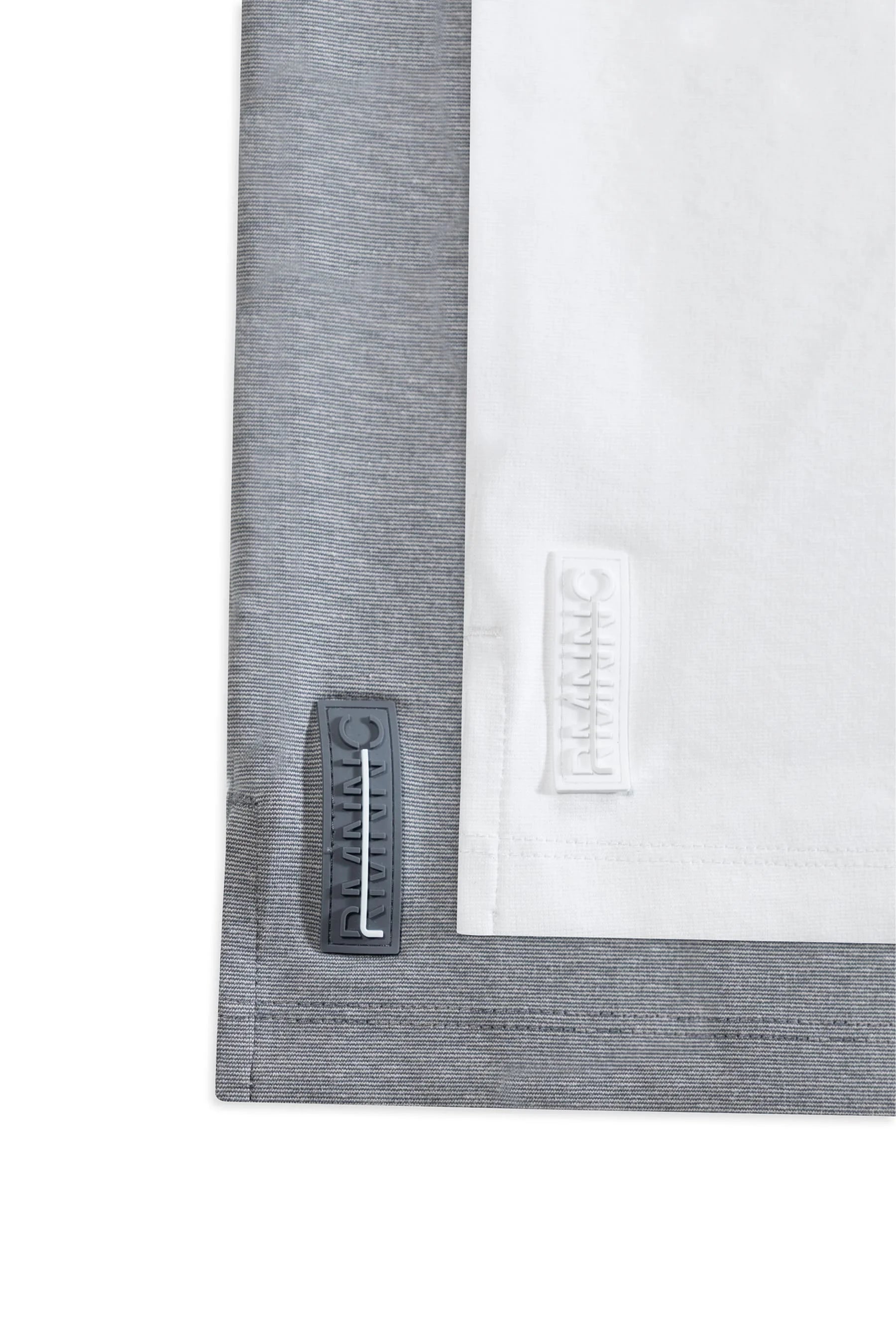Camiseta blanca gris hombre duo fit Cling Remanence 
