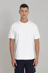 Camiseta blanca para hombre fit Cling Remanence 