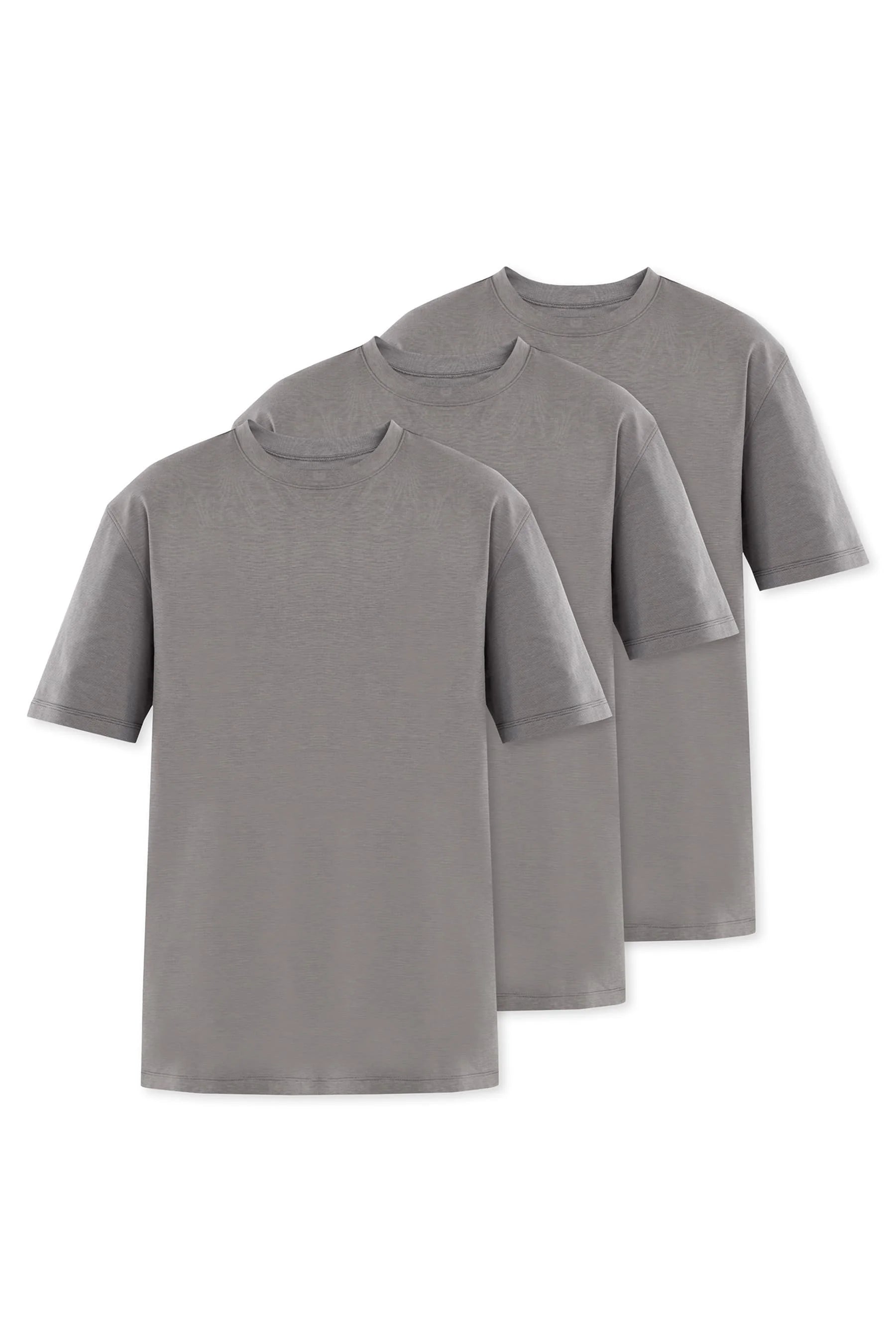 Camiseta gris para hombre fit Cling Remanence 