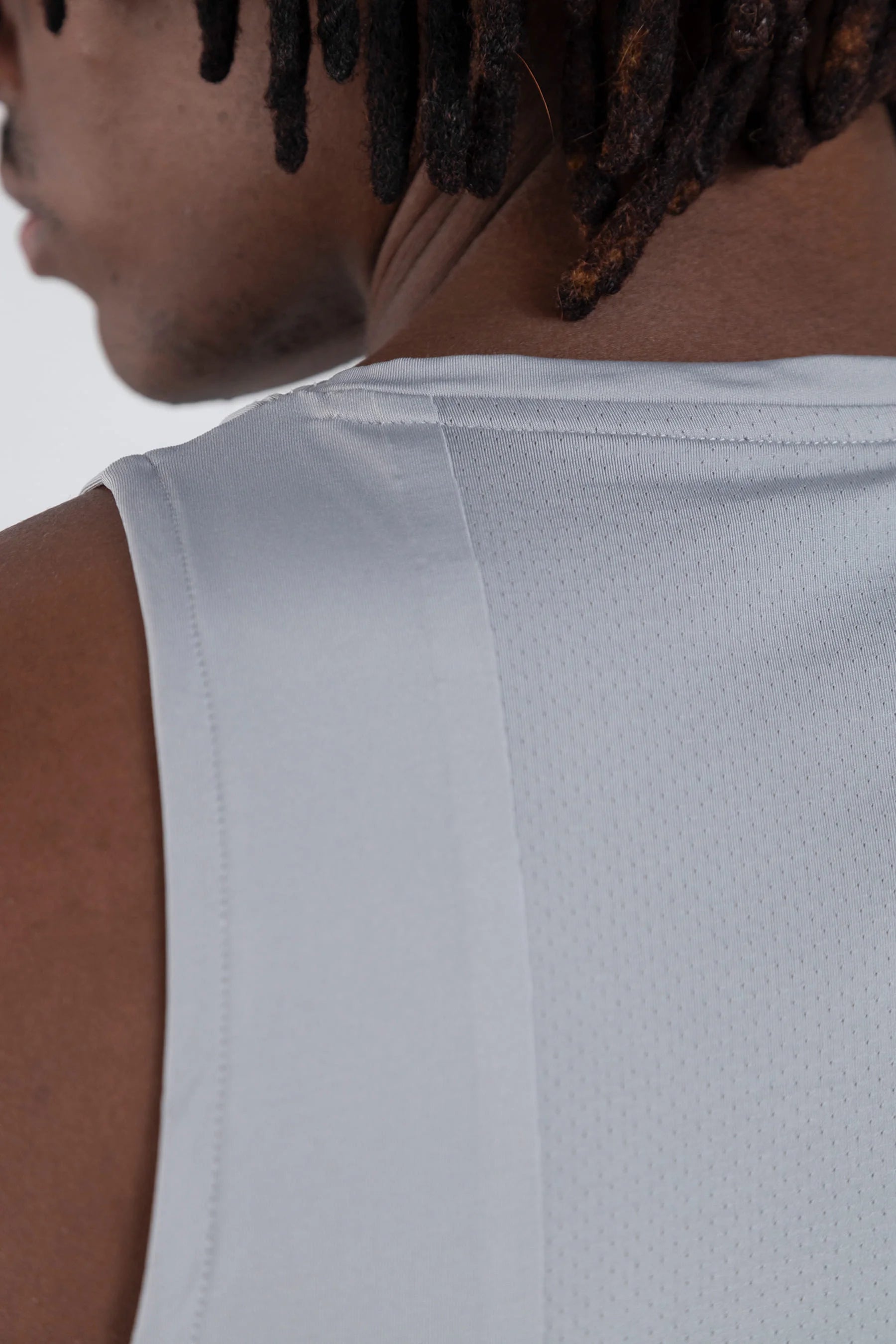 Camiseta gris sin manga para hombre Tidal Remanence 