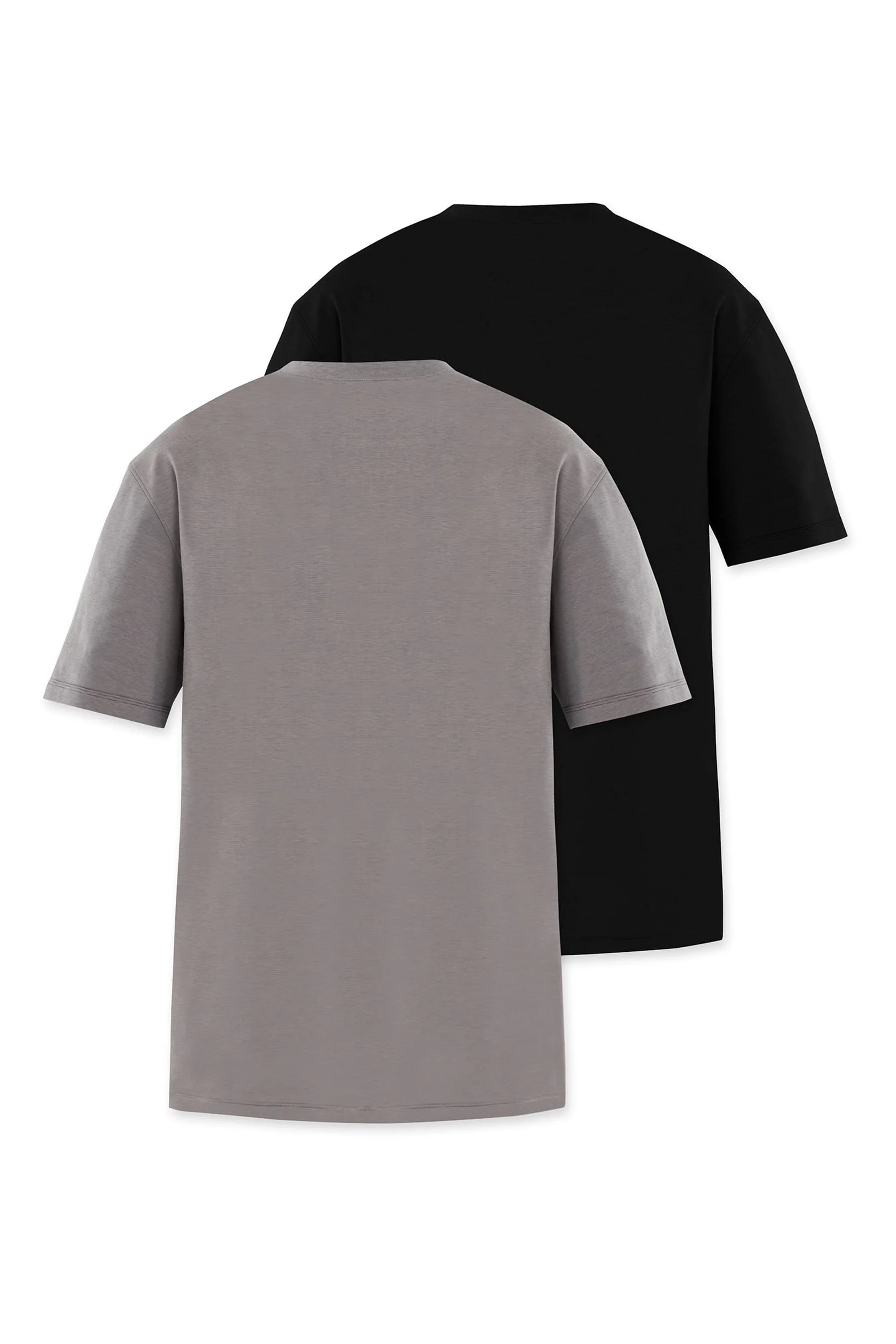 Camiseta negra gris hombre duo fit Cling Remanence 