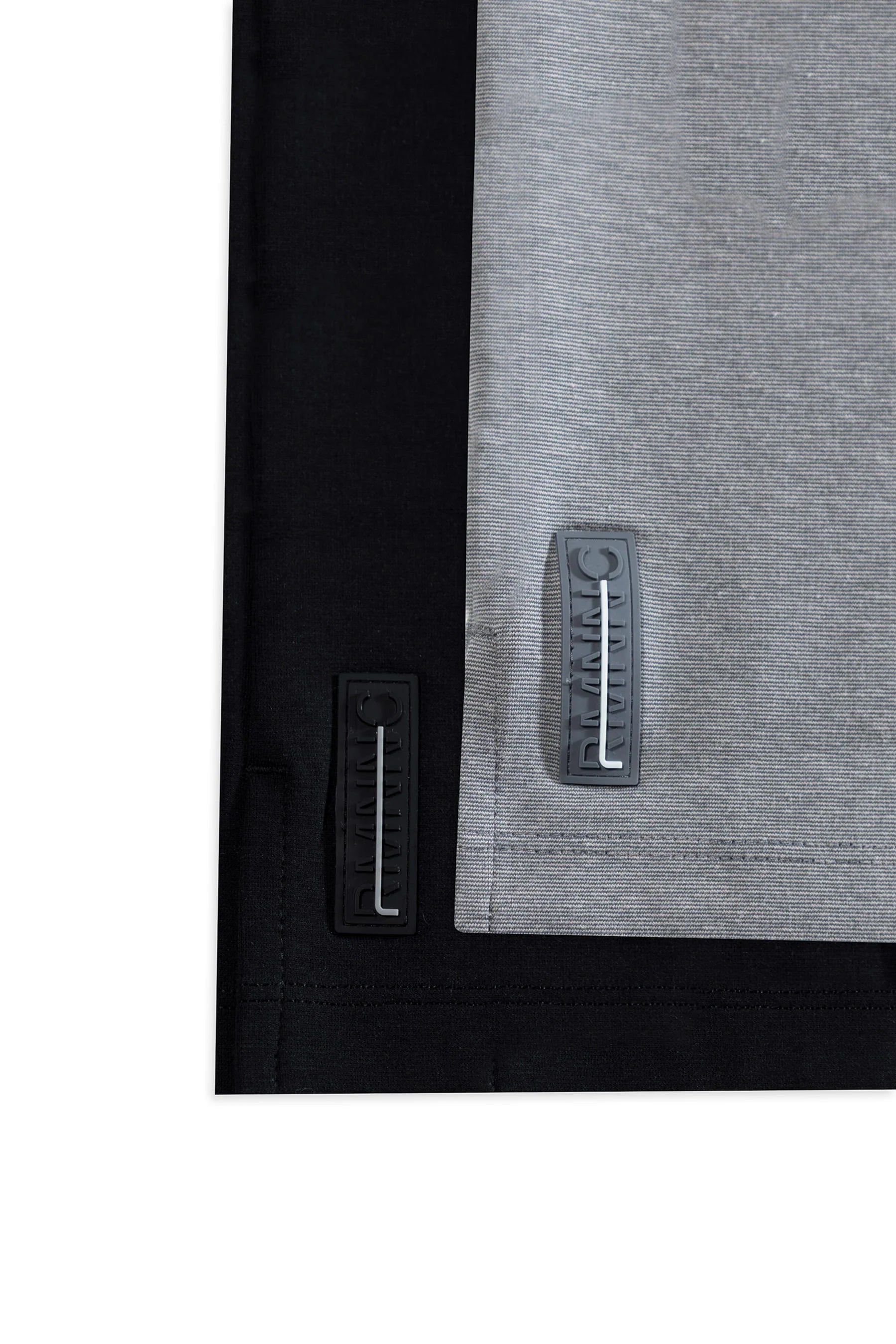 Camiseta negra gris hombre duo fit Cling Remanence 