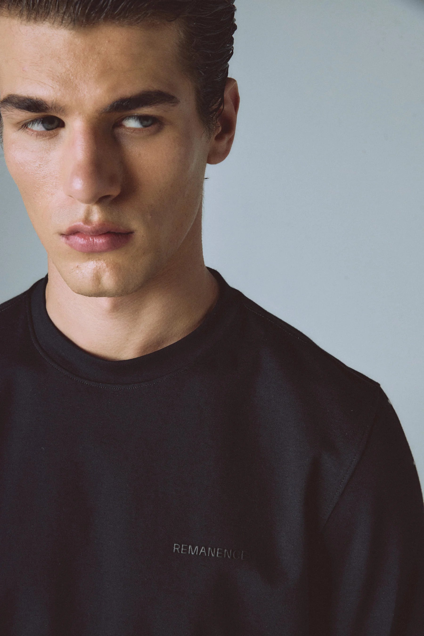 Camiseta negra hombre Peak Remanence 