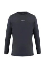Camiseta negra manga larga cuello redondo Echo Remanence 
