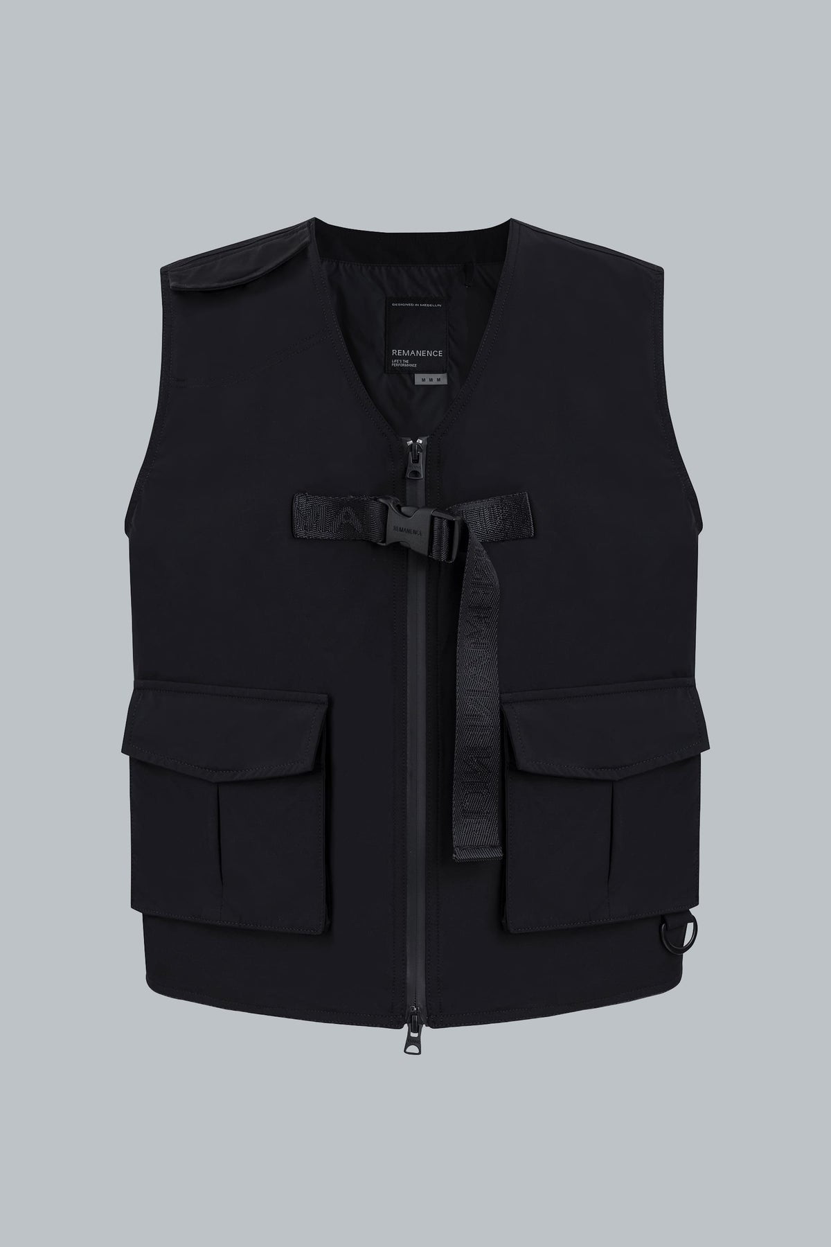 Chaleco negro para hombre con bolsillos Volt