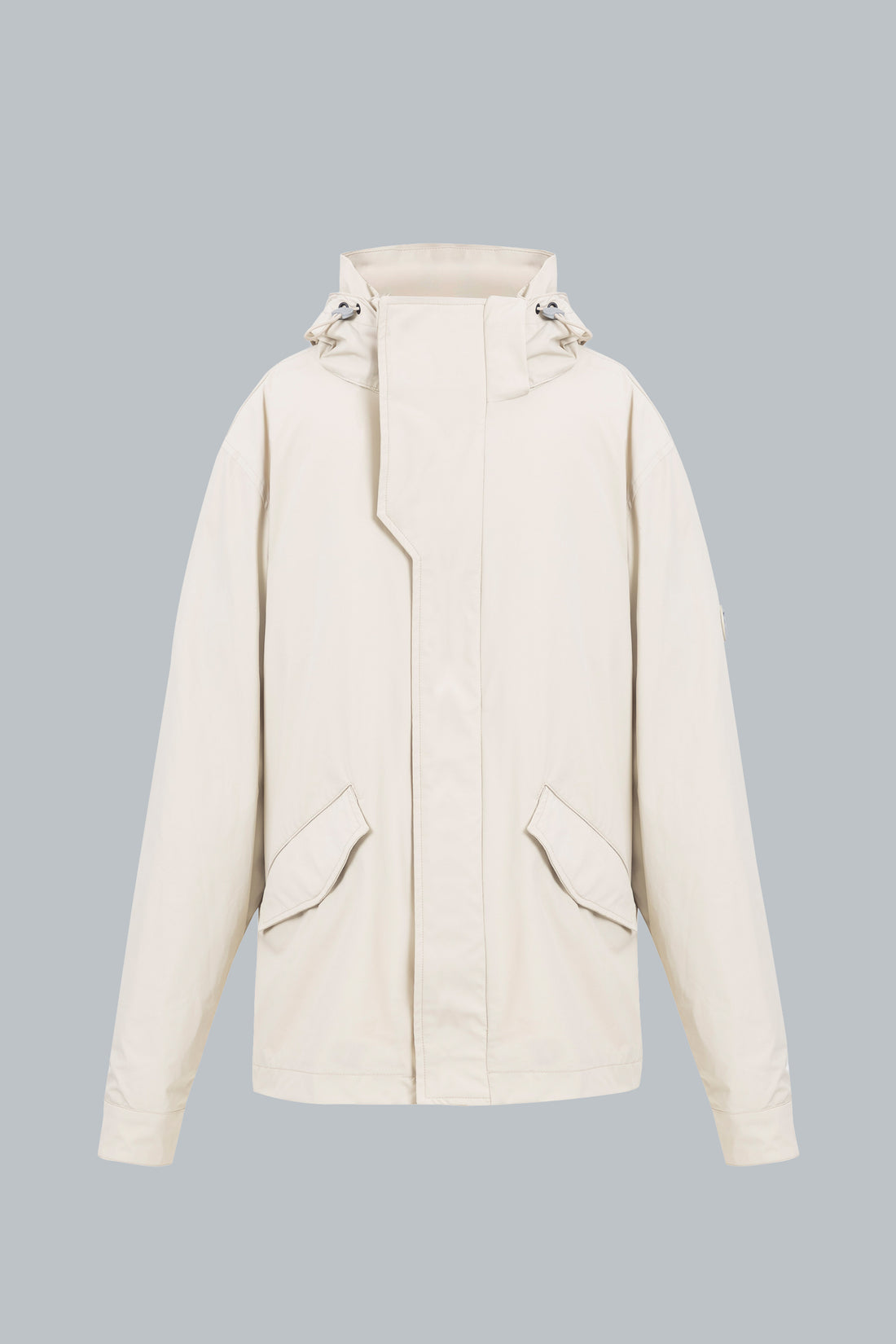 Chaqueta arena con capucha removible para hombre Holmium V2