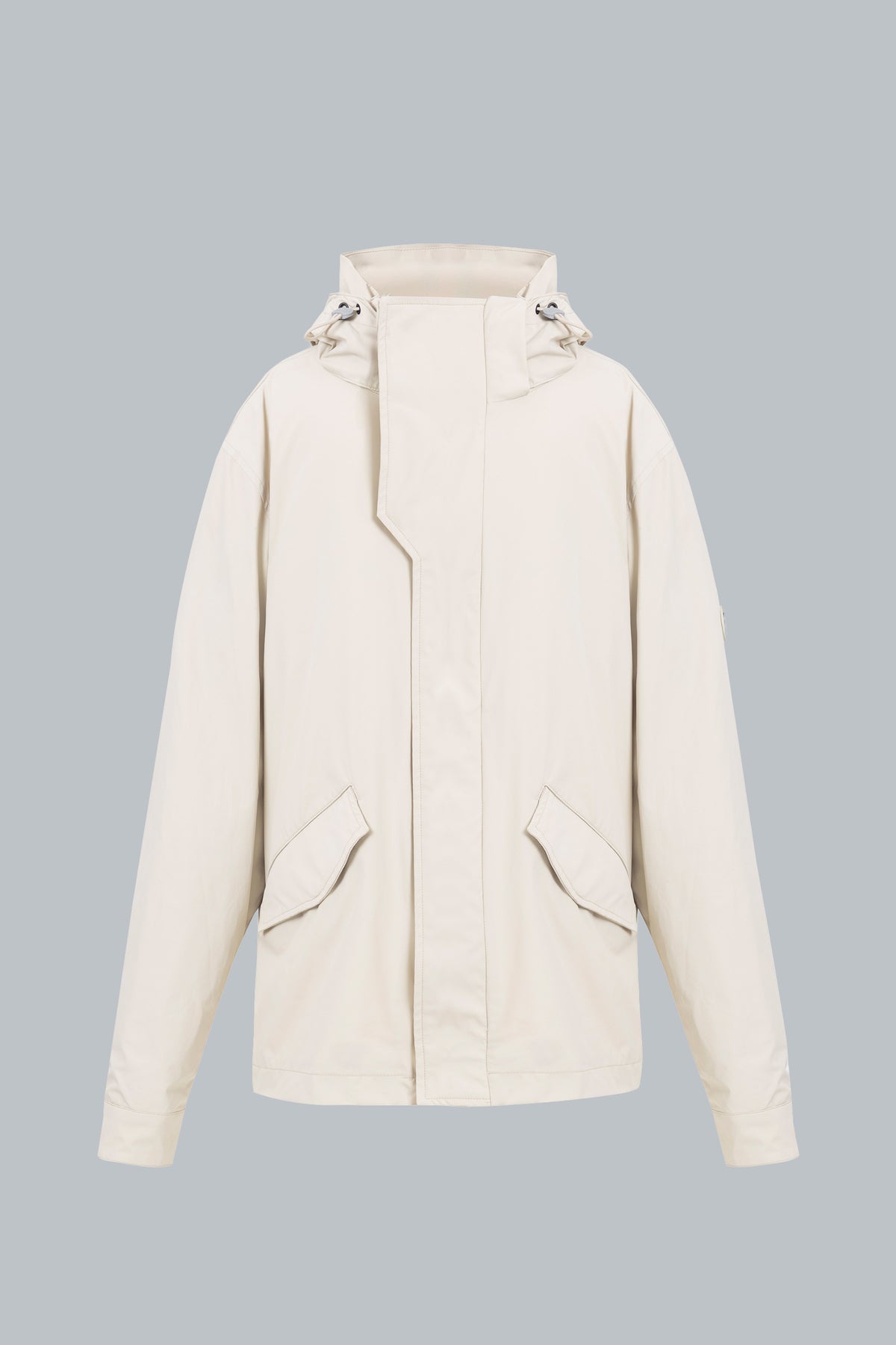 Chaqueta arena con capucha removible para hombre Holmium V2