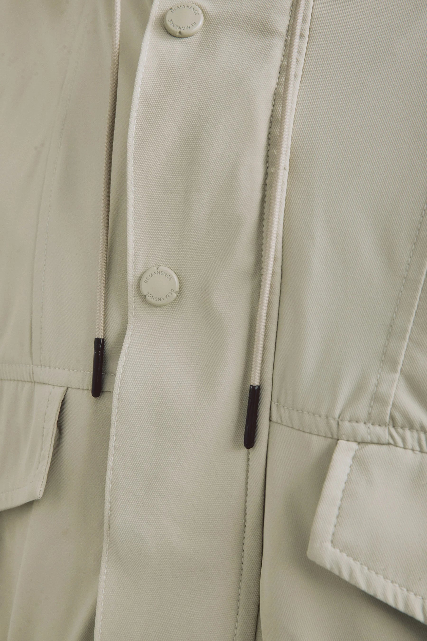 Chaqueta arena para hombre Parka Remanence 