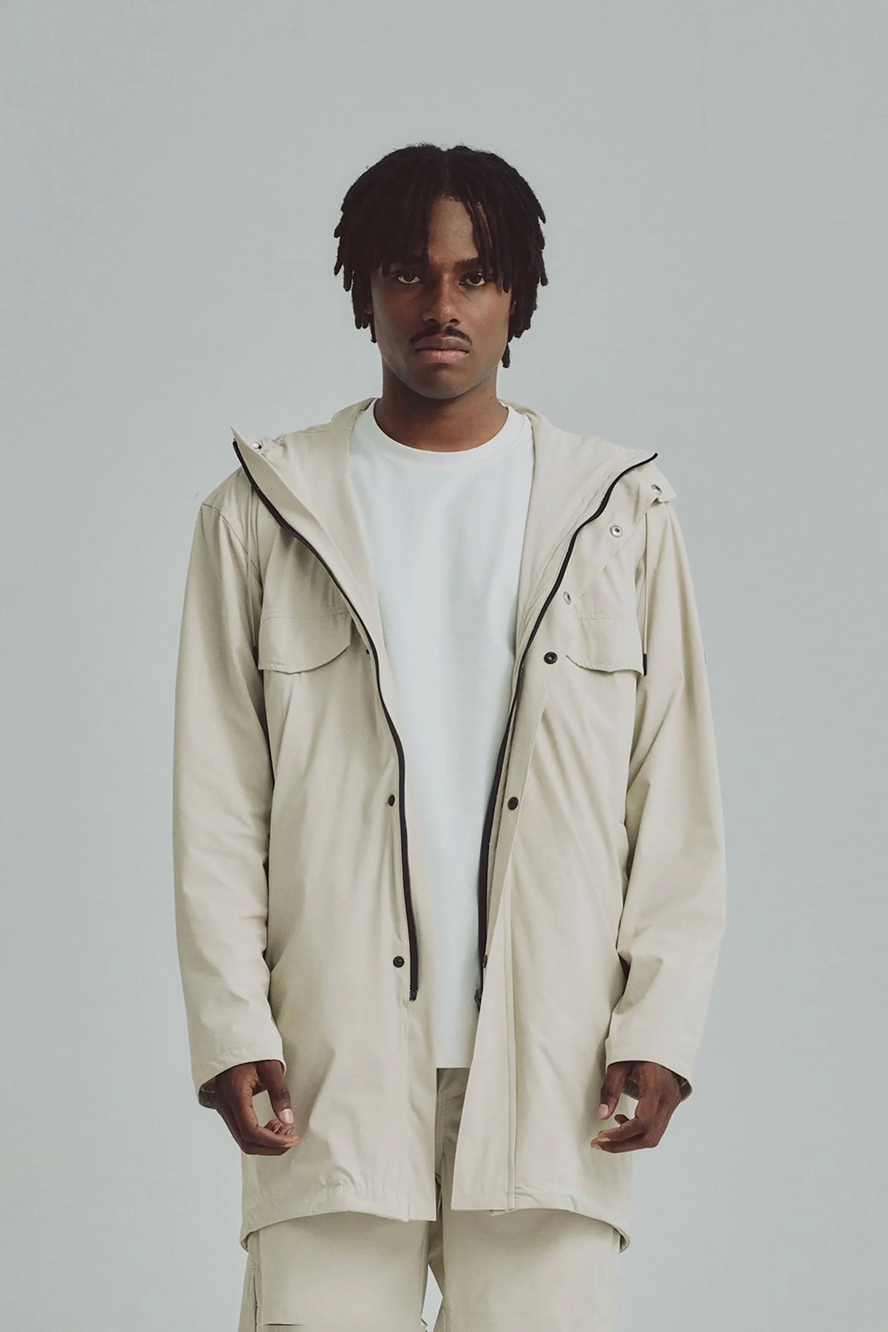 Chaqueta arena para hombre Parka Remanence 