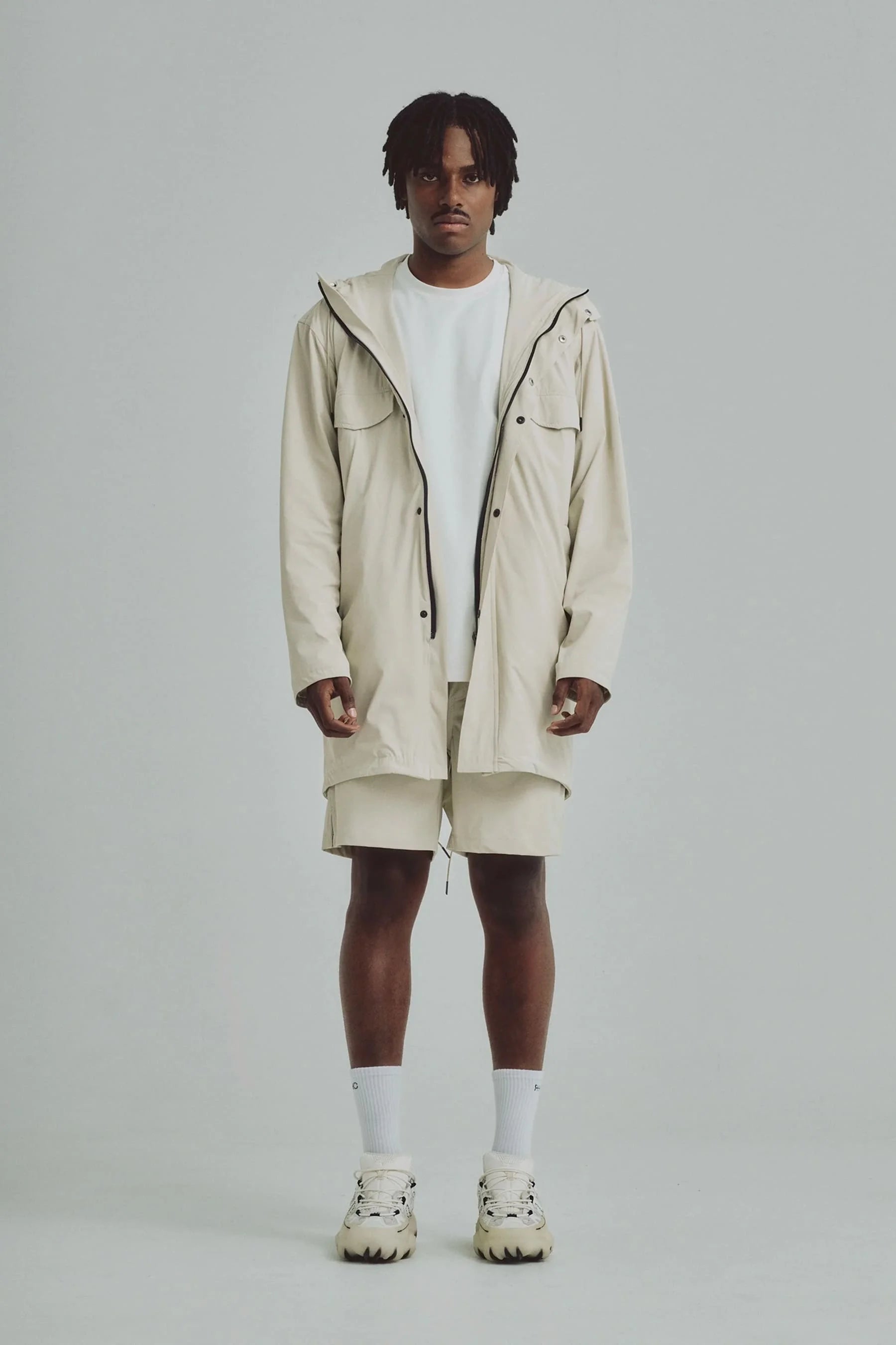 Chaqueta arena para hombre Parka Remanence 