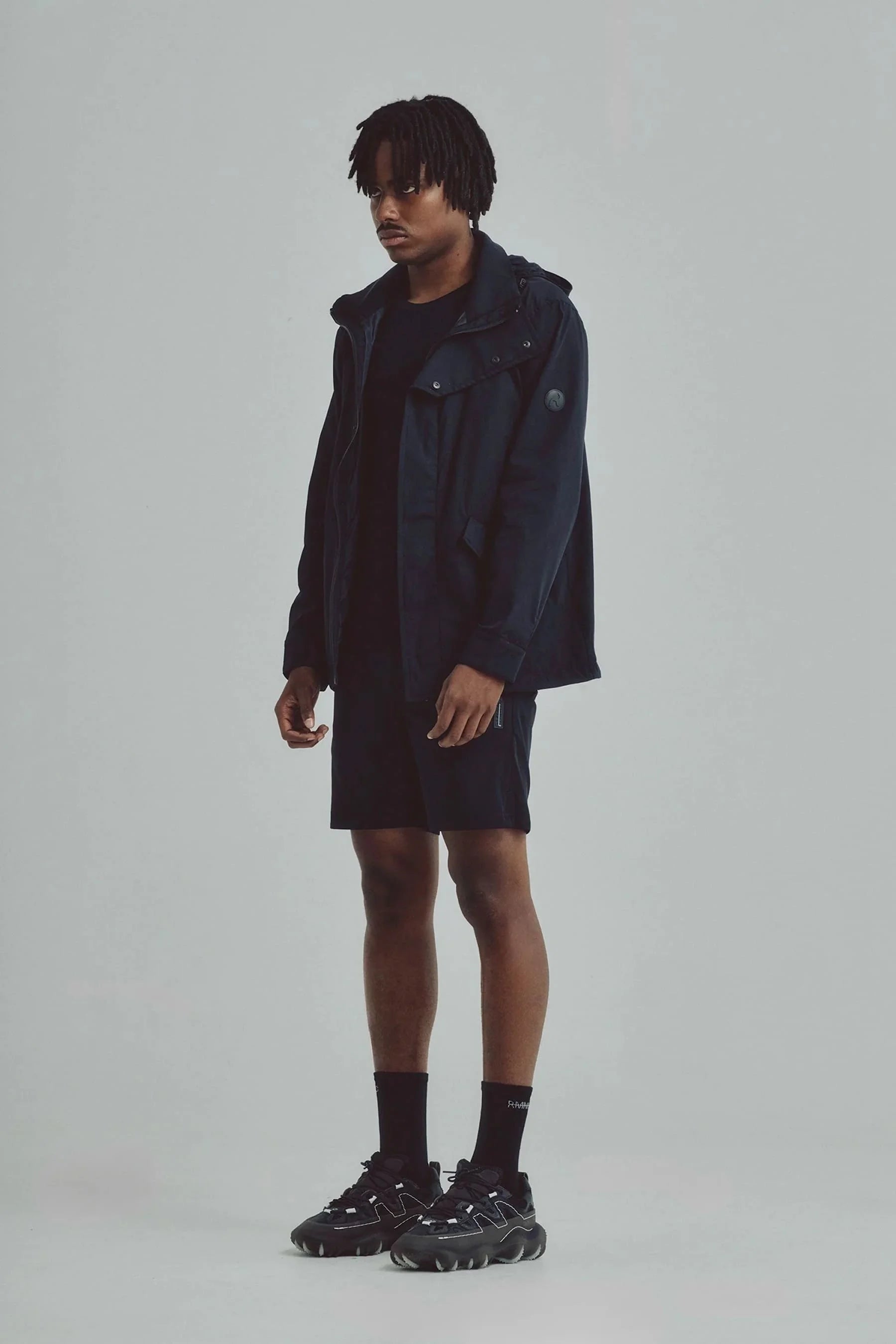 Chaqueta negra para hombre Holmium Remanence 