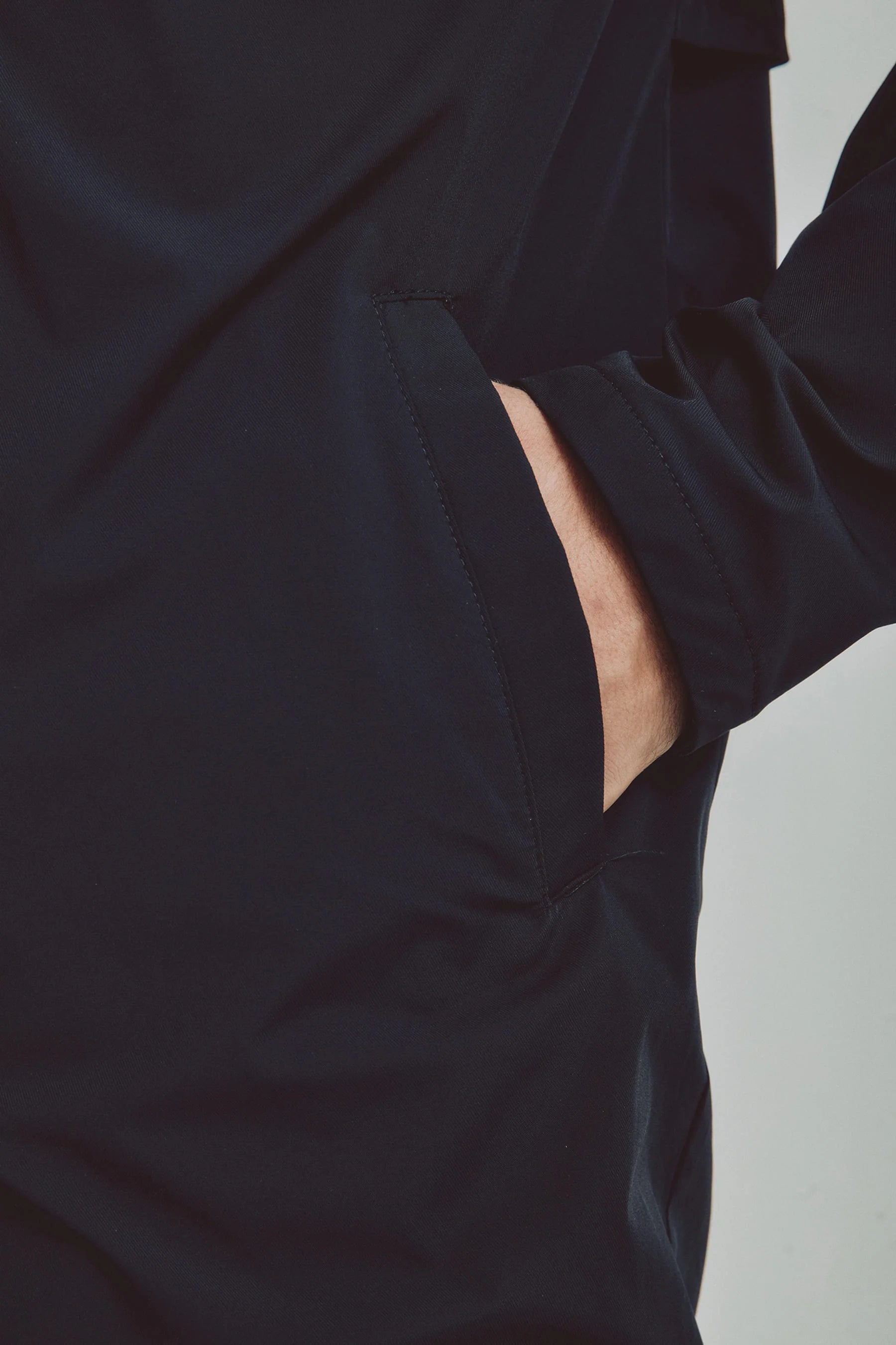 Chaqueta negra para hombre Parka Remanence 