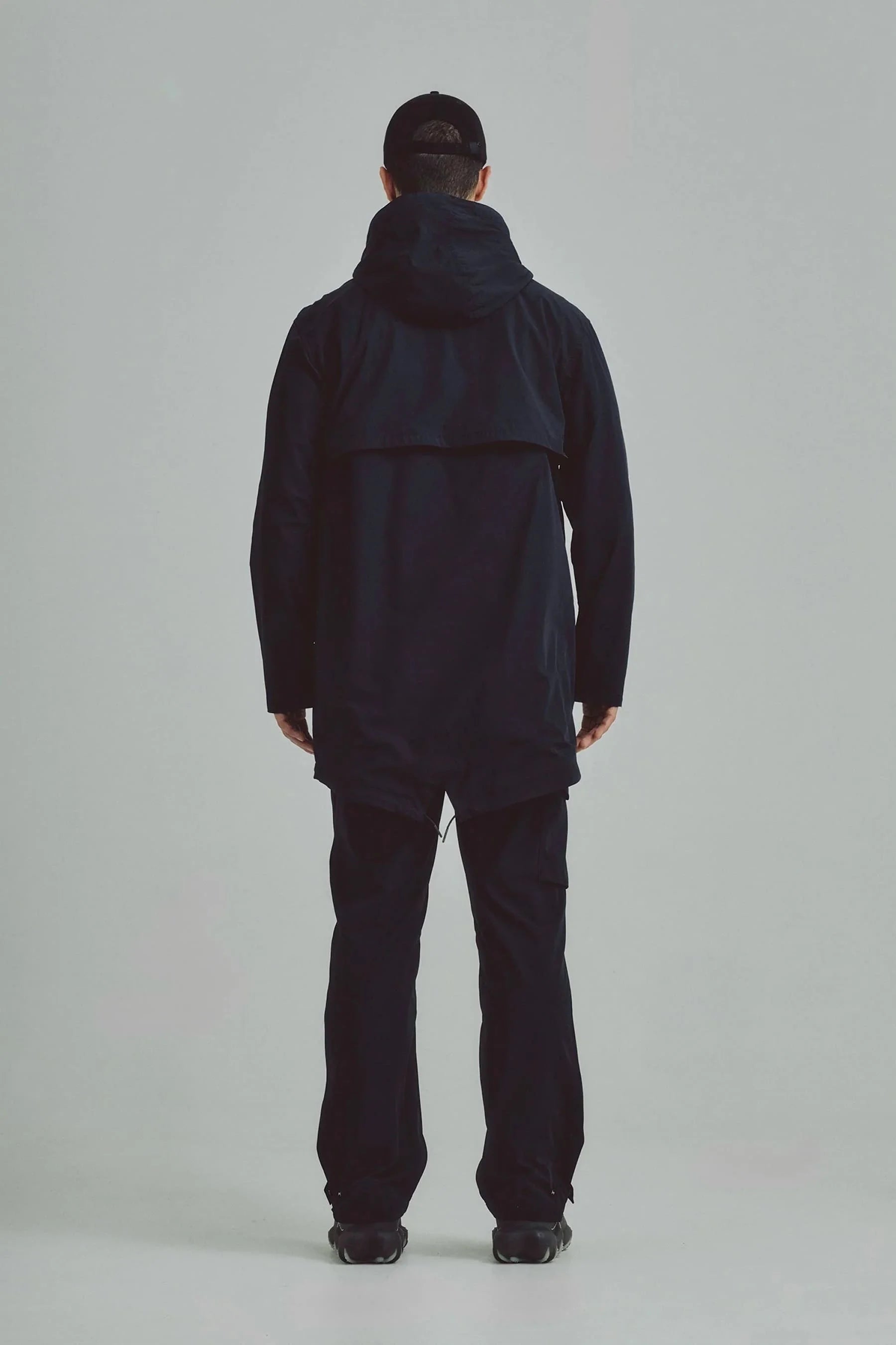 Chaqueta negra para hombre Parka Remanence 