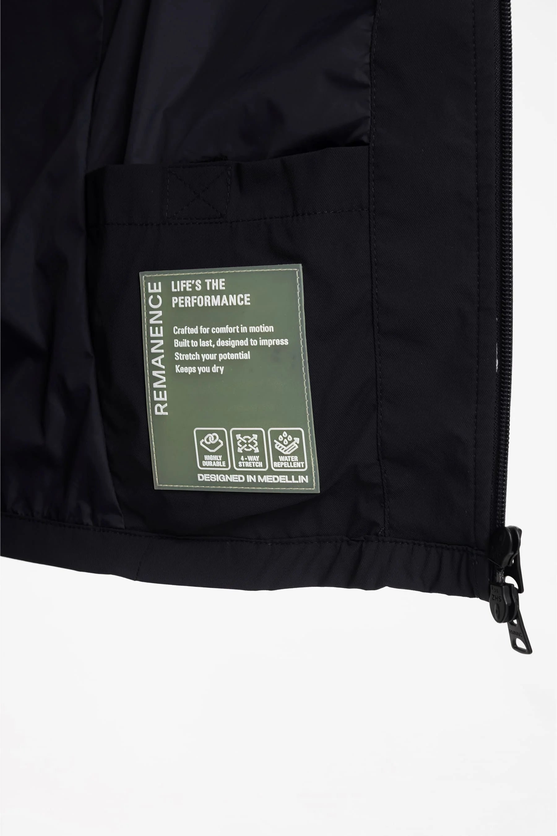 Chaqueta negra hombre Vapor Remanence 