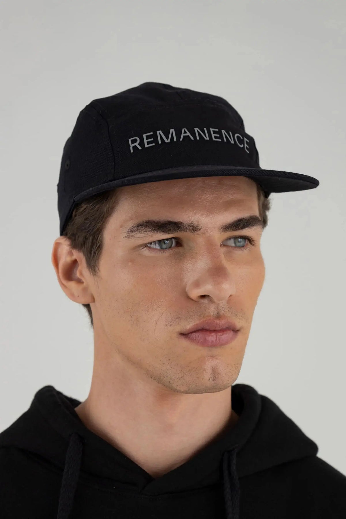 Gorra negra 5 panales para hombre Cycle