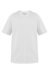 Camiseta blanca para hombre fit relajado Cling