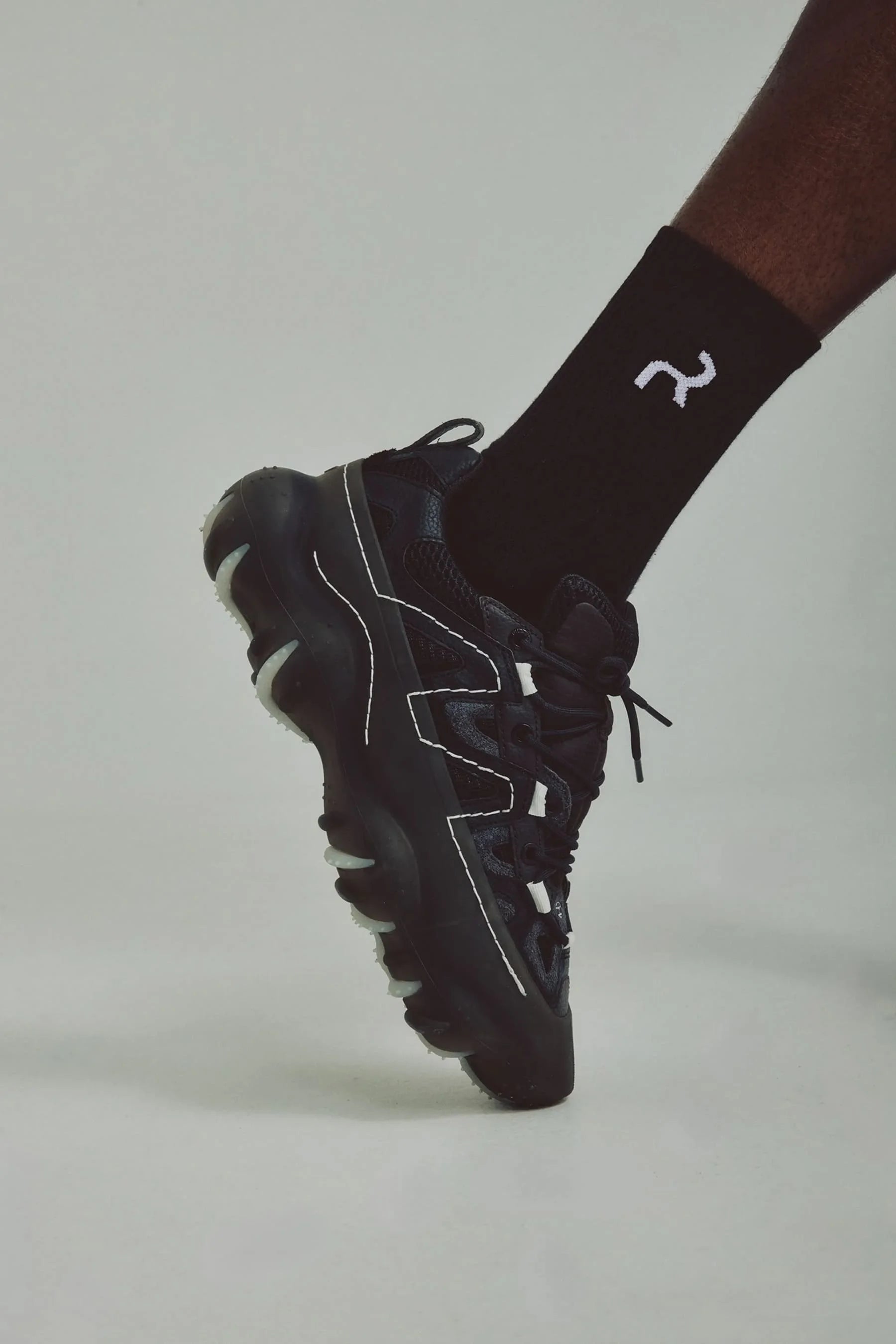 Medias negras para hombre Nova Remanence 