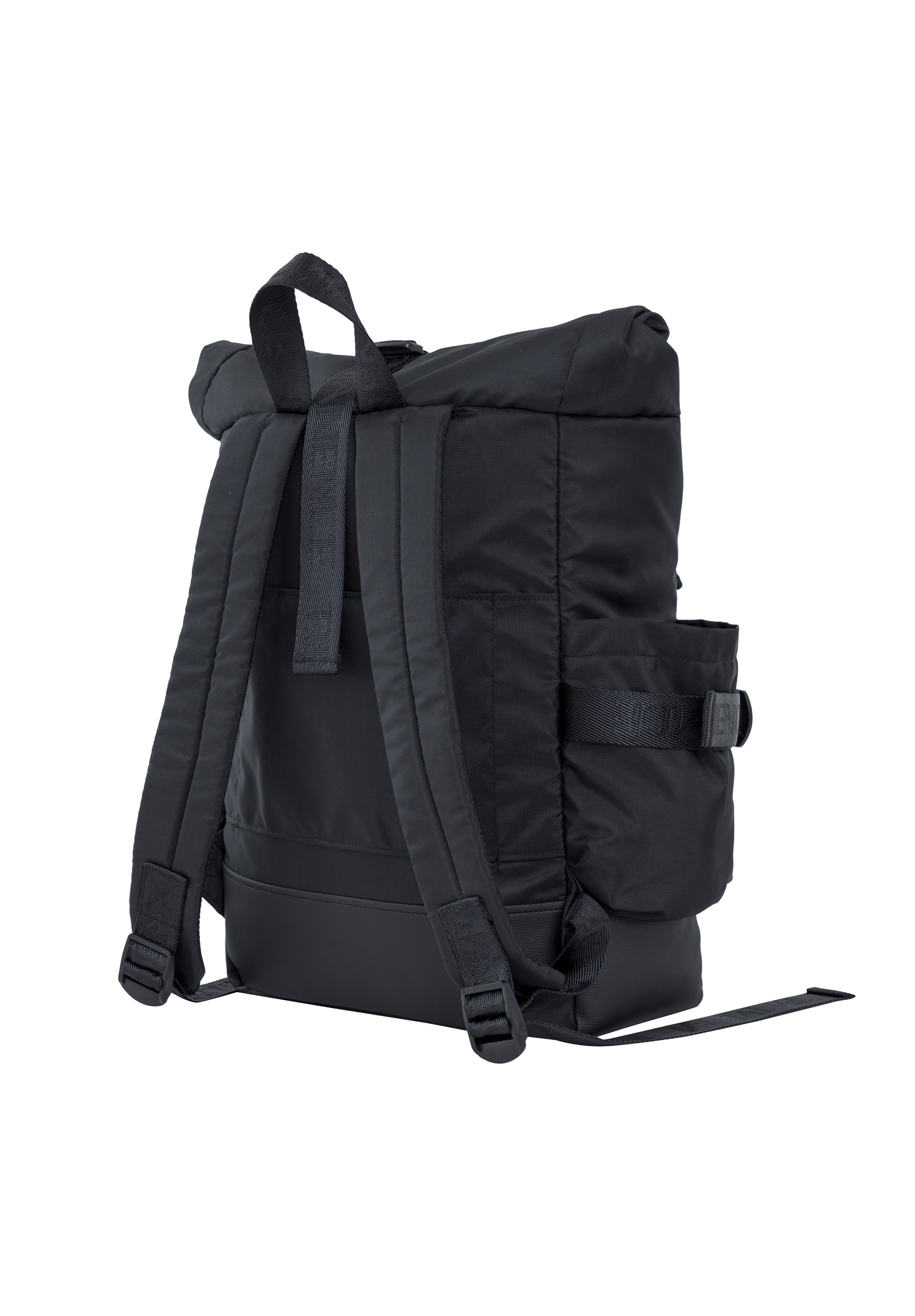Espalda del morral con cargaderas acolchadas.