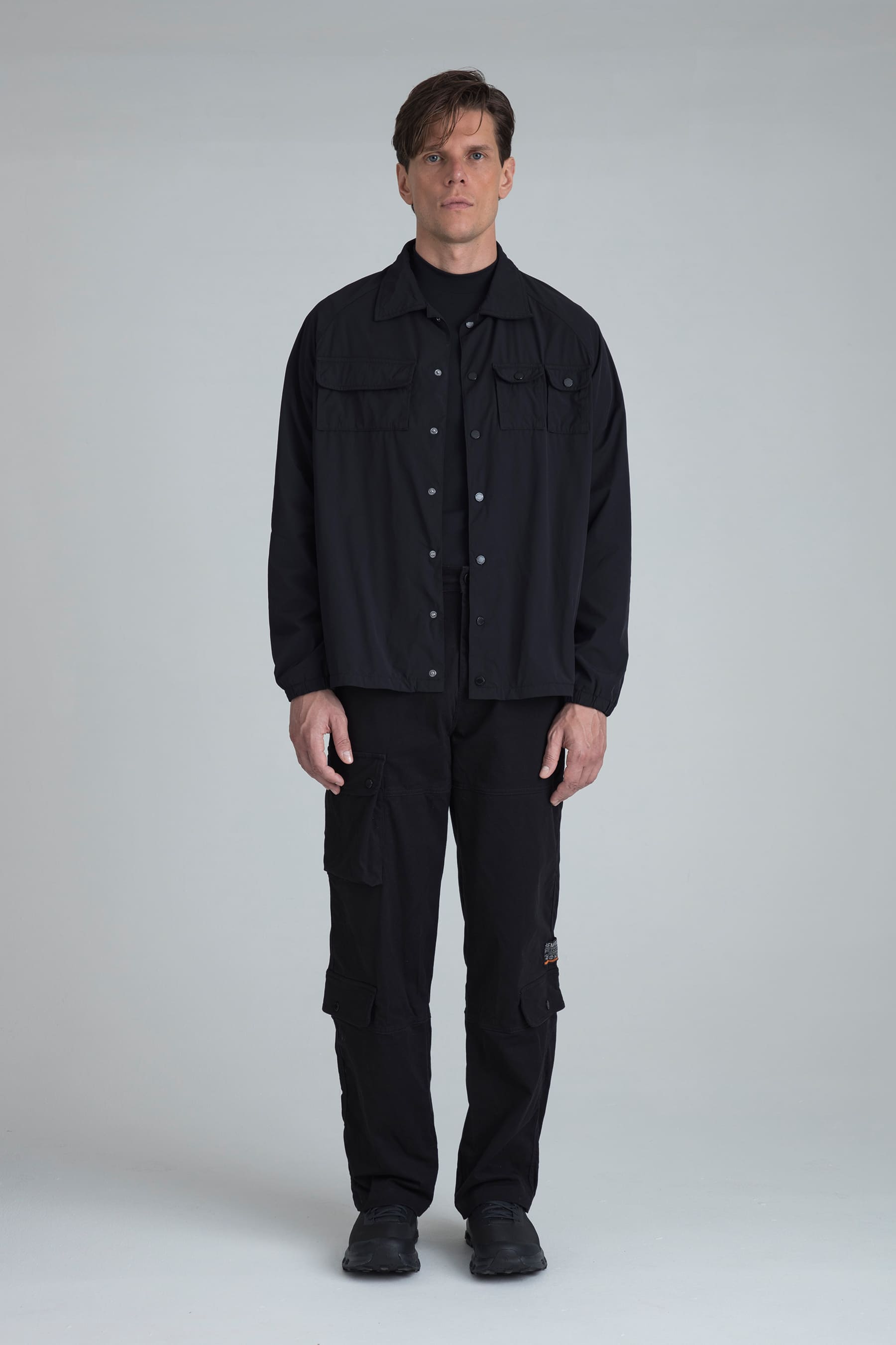 Pantalón negro para hombre regular fit Gale